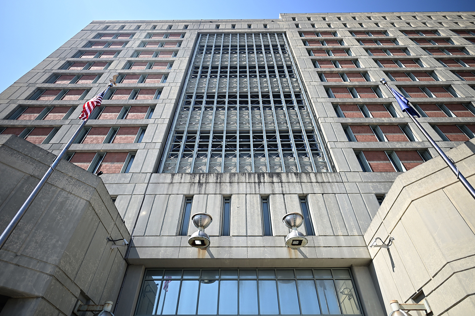 The Metropolitan Detention Center, (MDC) in Brooklyn, a United States federal administrative detention facility is pictured on July 6, 2020 in New York City. 