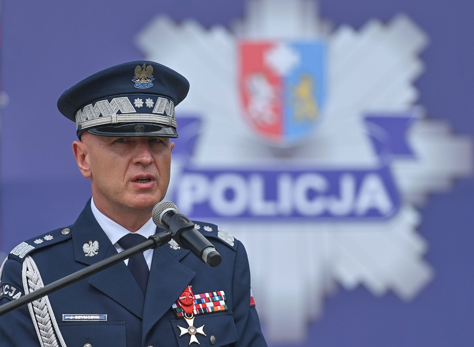 Poland’s police chief Jaroslaw Szymczyk is seen in July in Rzeszow, Poland. 