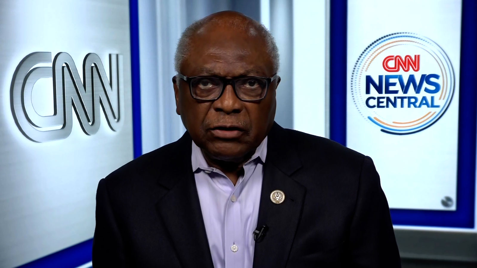Rep. James Clyburn speaks during an interview on Friday.