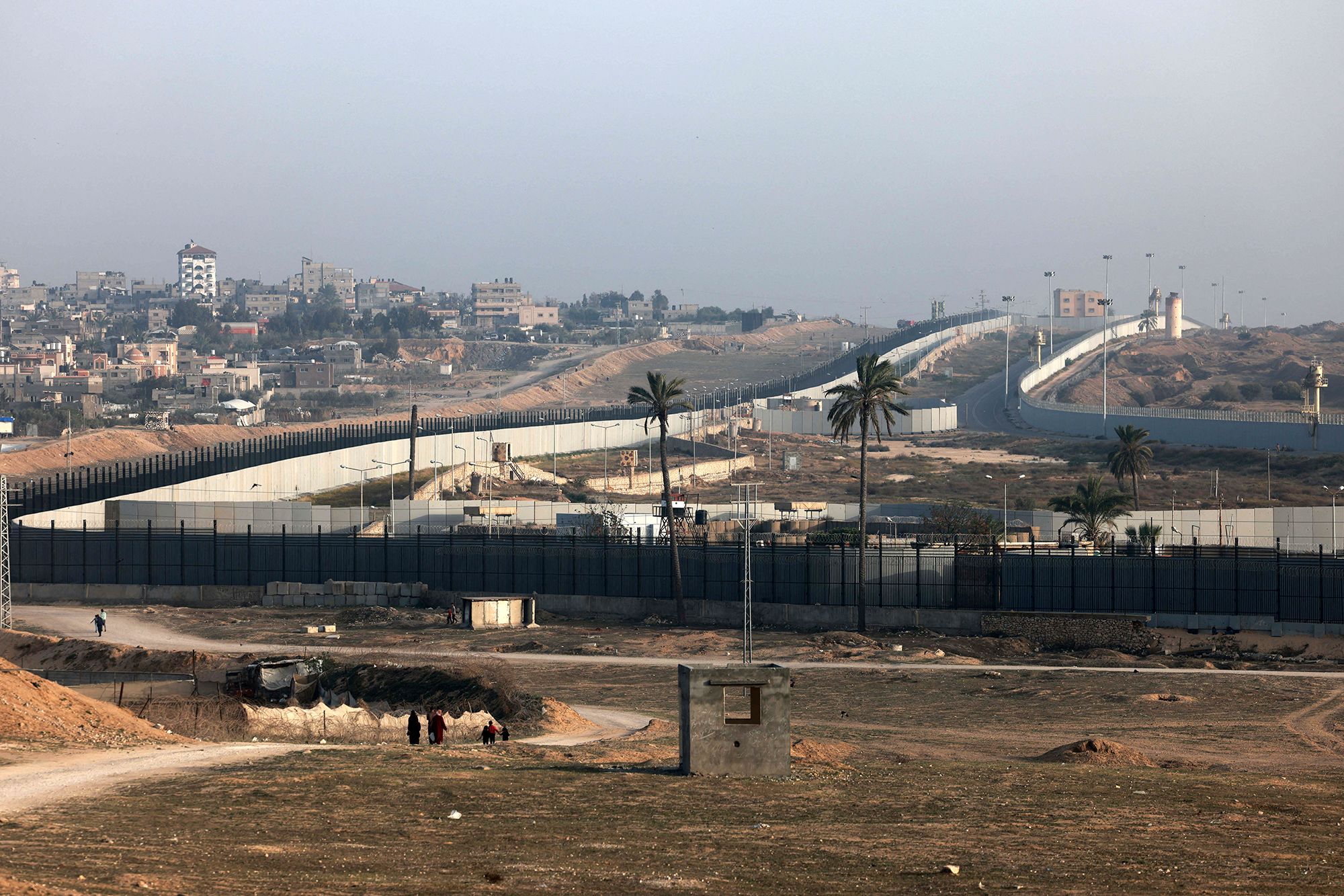 The border zone between Egypt and Gaza on March 30.