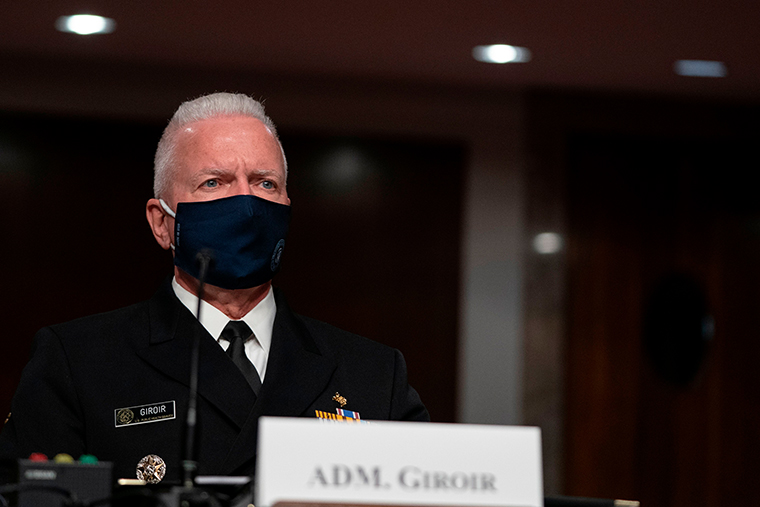 Admiral Brett Giroir, Assistant Secretary For Health, United States Department of Health and Human Services, in. September 2020. 