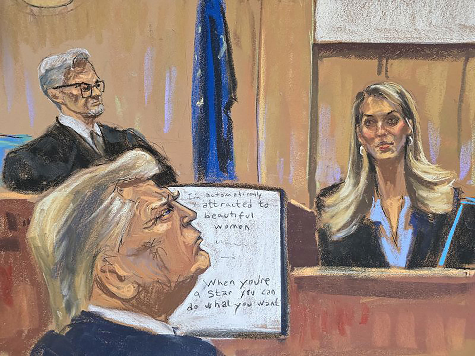 Hope Hicks testifies during Donald Trump's trial on Friday, May 3. 