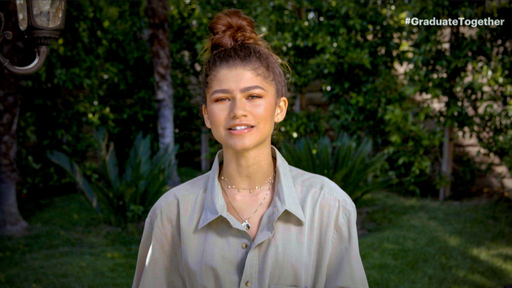 Zendaya speaks during "Graduate Together: America Honors the High School Class of 2020" on May 16, 2020.