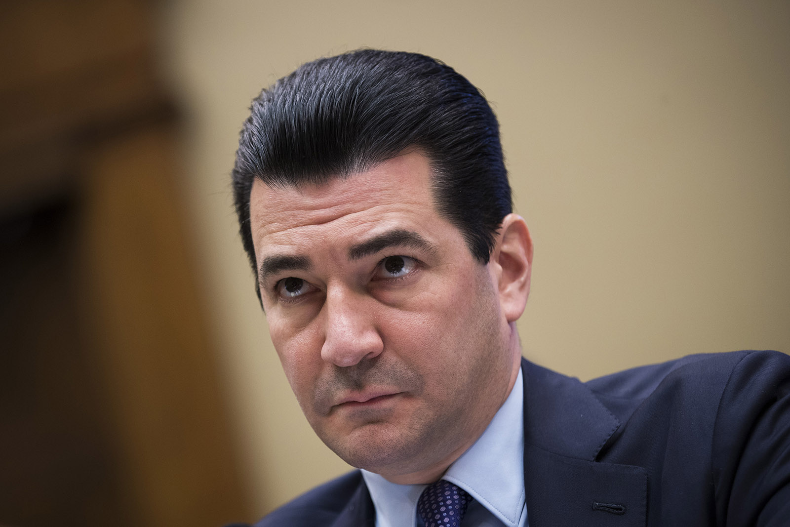 Dr. Scott Gottlieb, commissioner of the Food and Drug Administration, testifies during a House Energy and Commerce Committee hearing concerning federal efforts to combat the opioid crisis on October 25, 2017 in Washington.