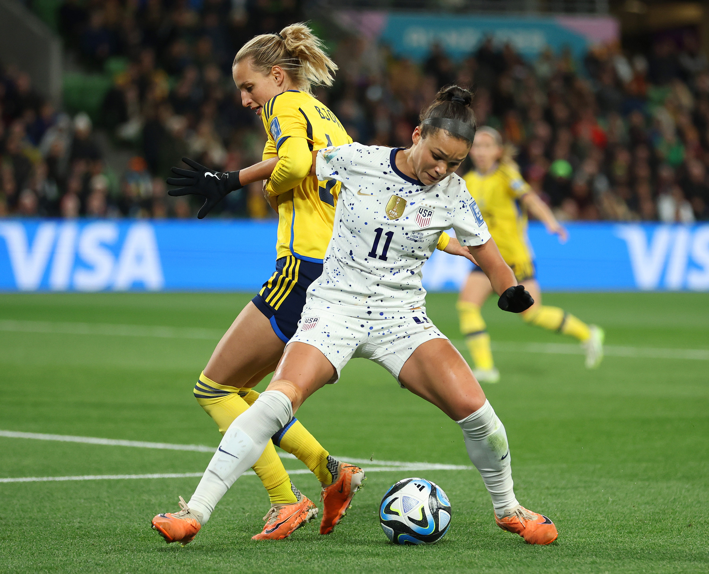 Defending champion U.S. crashes out of Women's World Cup after losing to  Sweden on penalty kicks - Washington Times