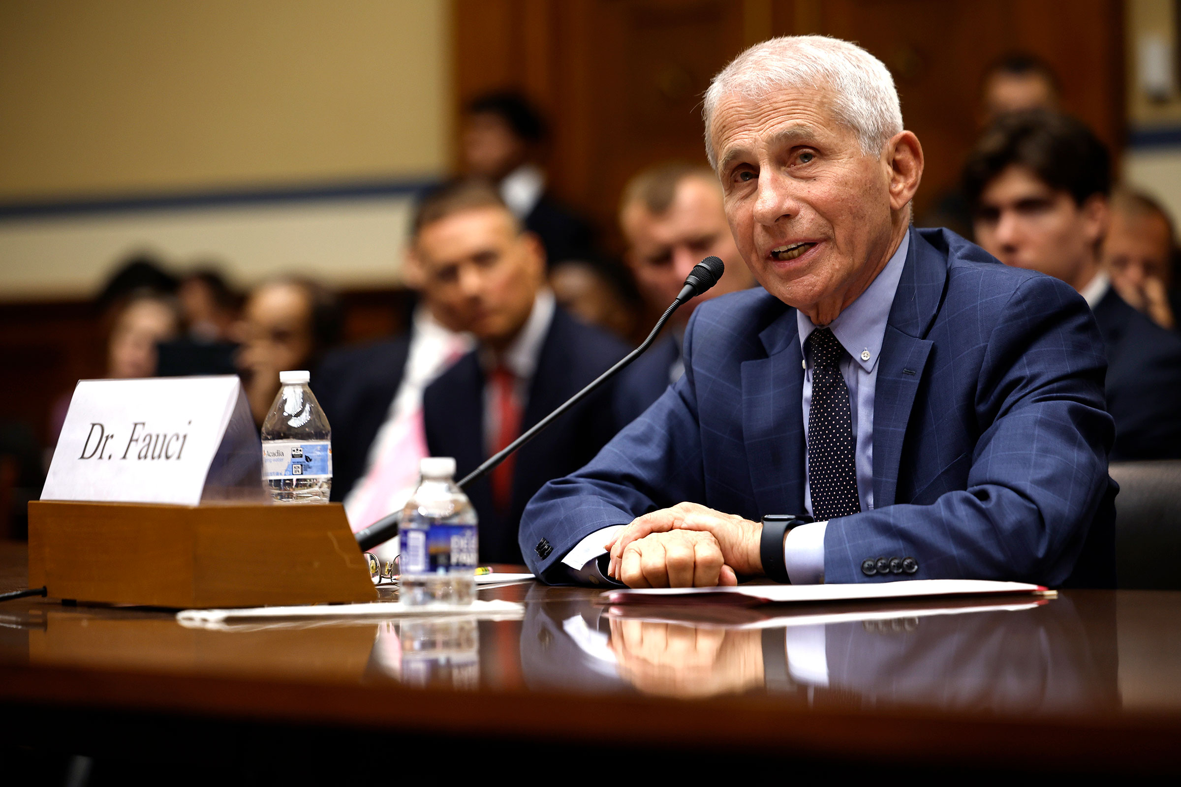 Dr. Anthony Fauci testifies before the House Oversight and Accountability Committee Select Subcommittee on the Coronavirus Pandemic at the Rayburn House Office Building on June 3, in Washington, DC.