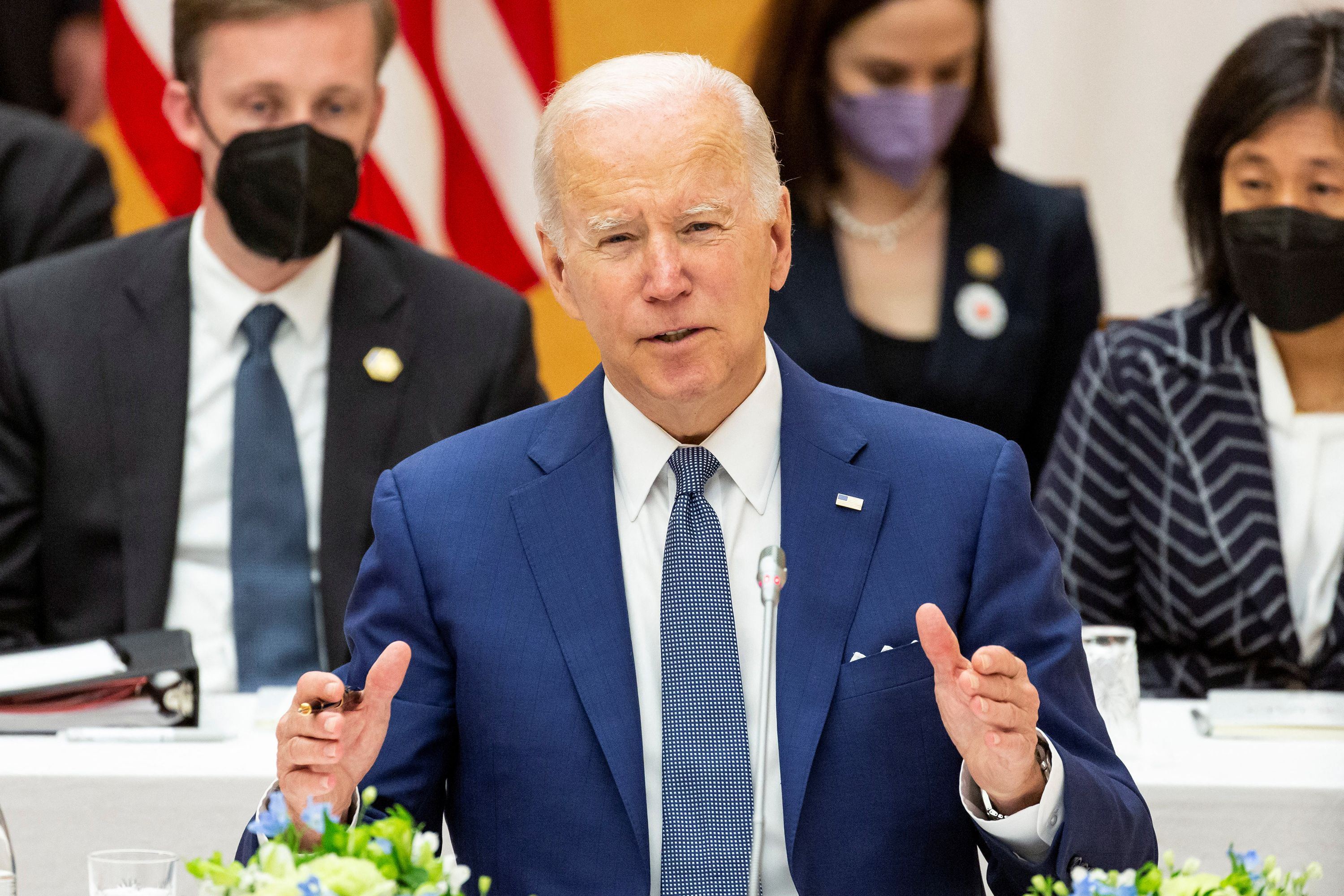 US President Joe Biden attends the Quad Summit in Tokyo, Japan on May 24.