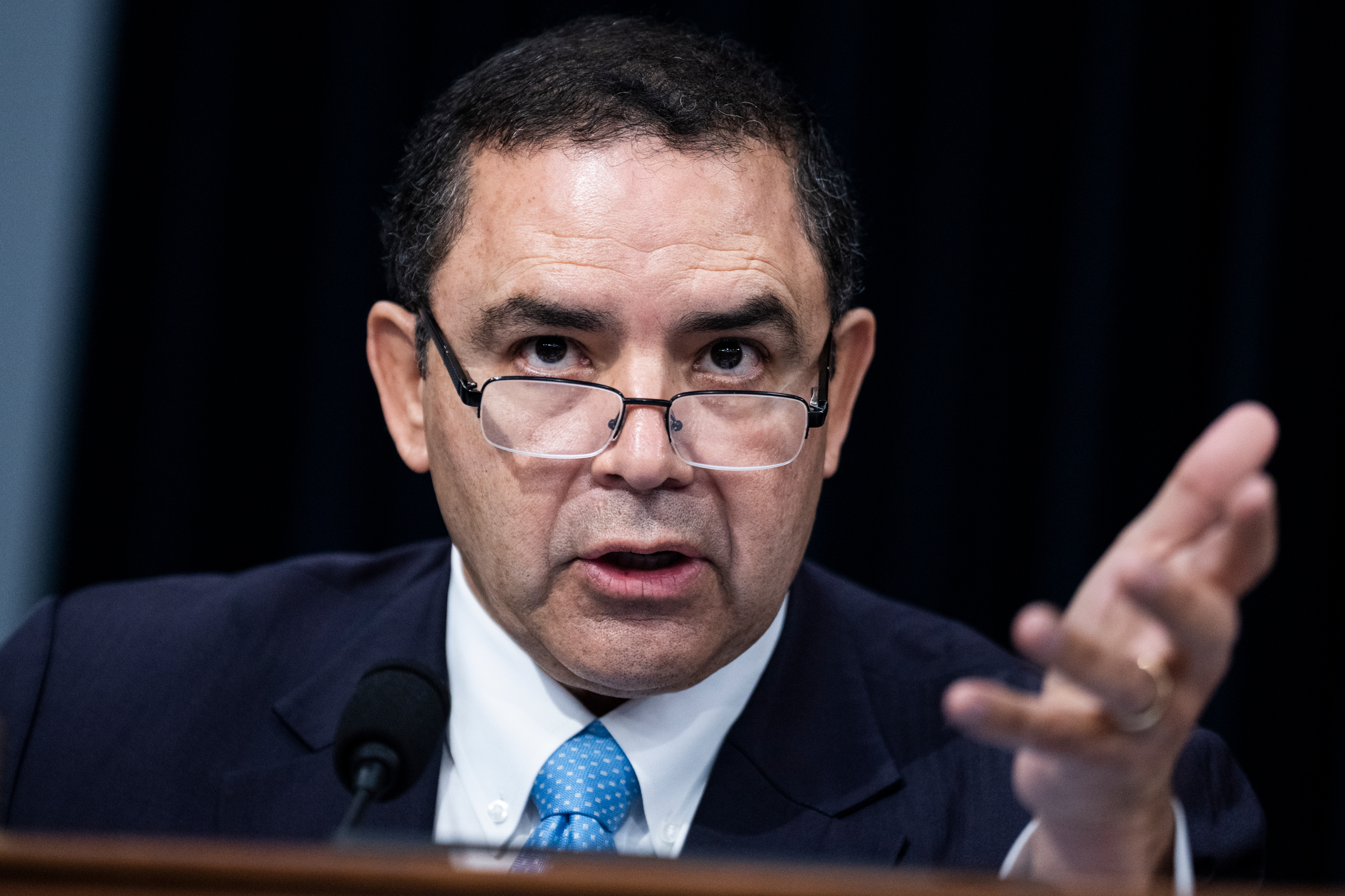 Rep. Henry Cuellar, during the House Appropriations Subcommittee on Defense hearing in the Rayburn Building, on March 23.