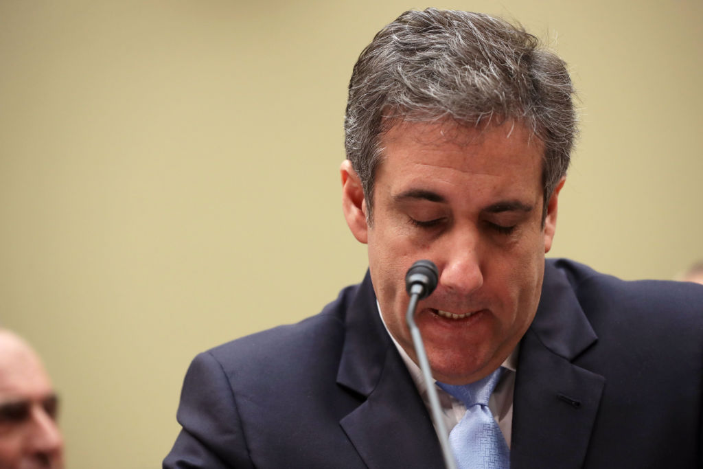 Cohen's testimony will resume in an hour