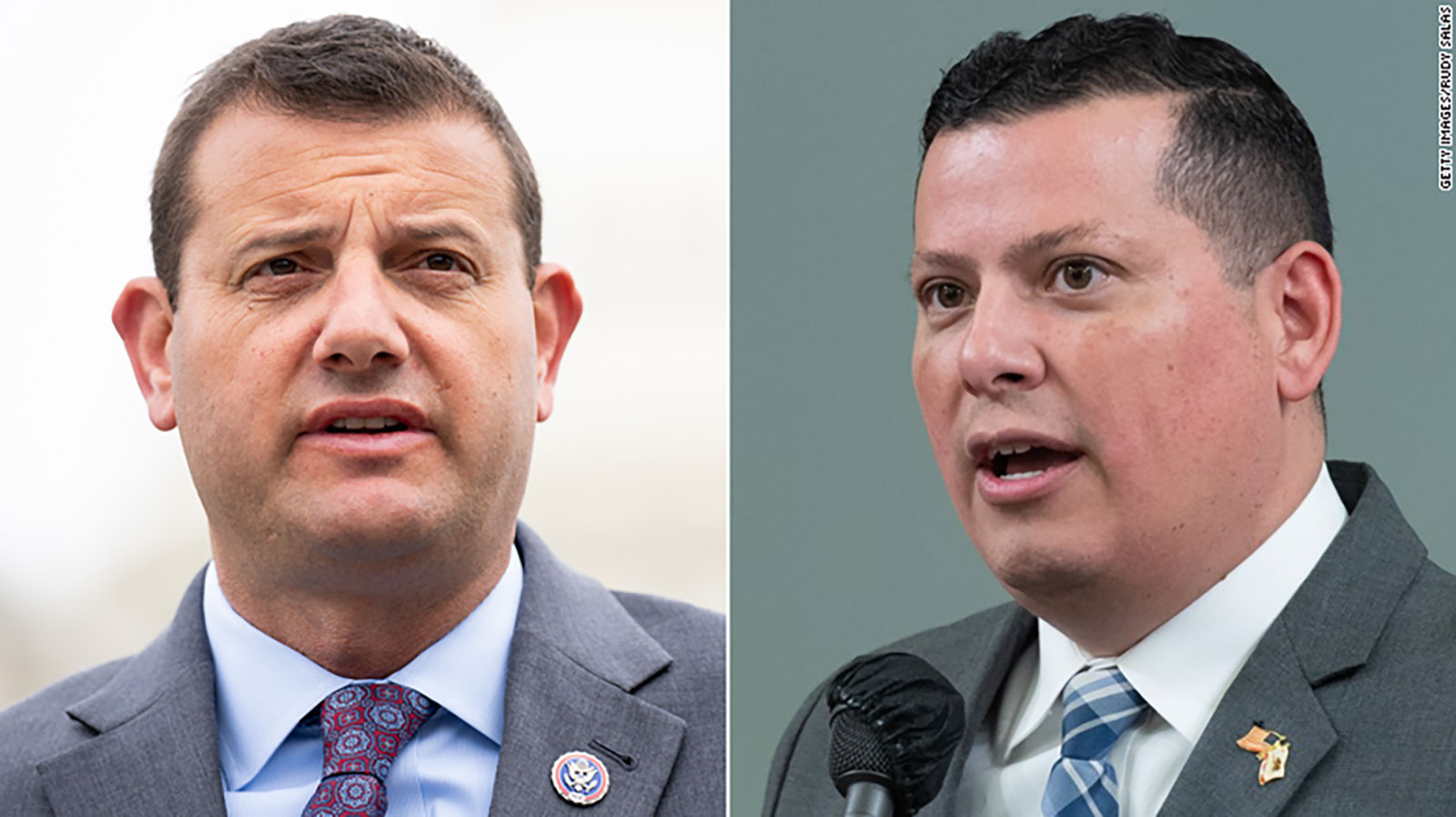 GOP Rep. David Valadao, left, and Democrat state Assemblyman Rudy Salas, right. 