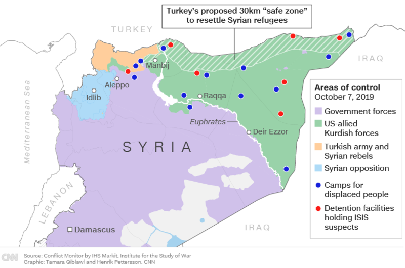 Turkey military offensive in Syria Live updates