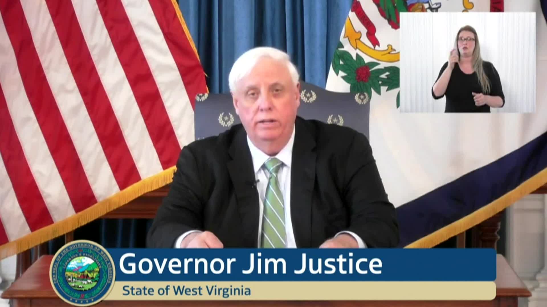 Youtube/Governor Jim Justice