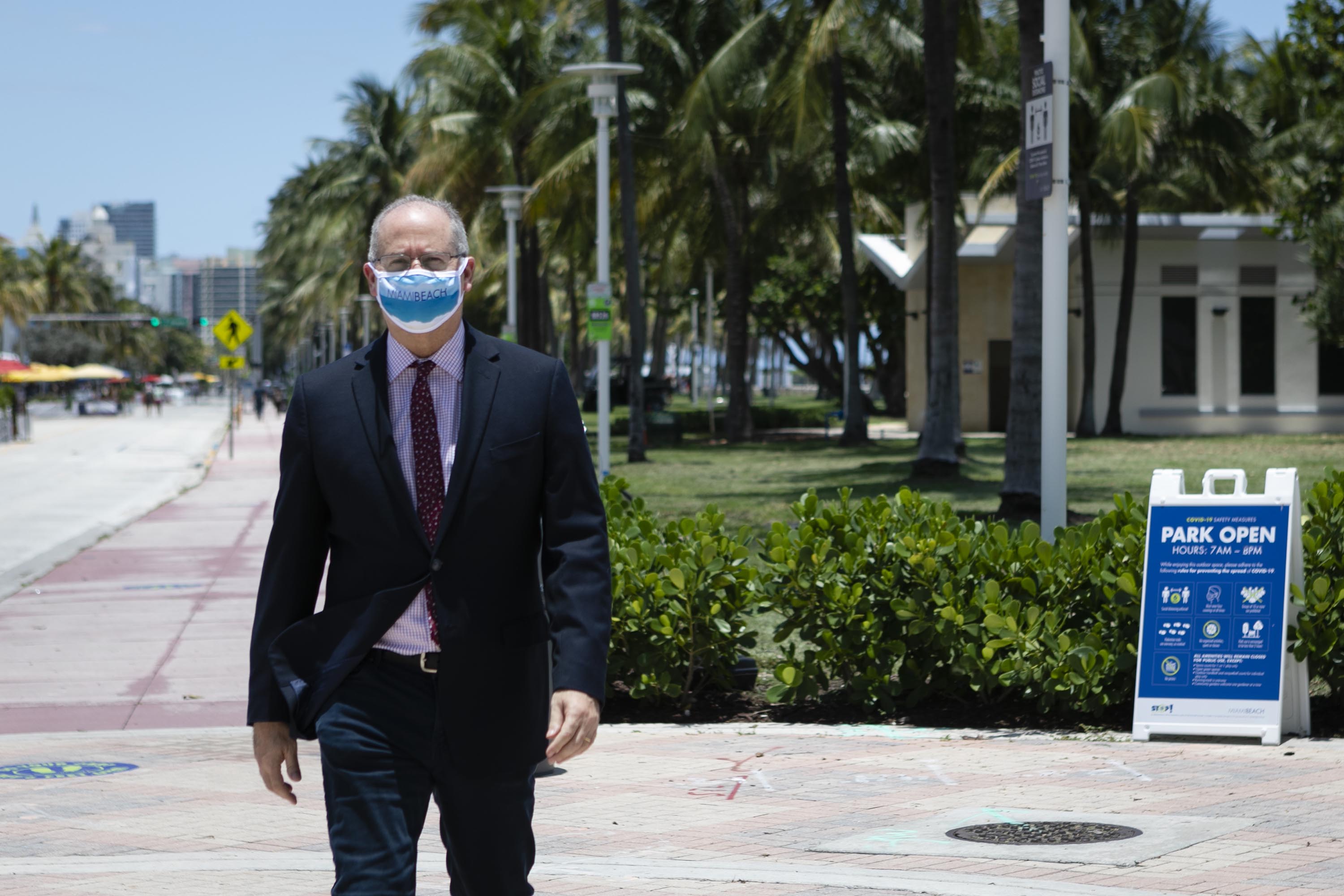 Miami Beach Mayor Dan Gelber is pictured in Miami Beach, Florida, on June 16.