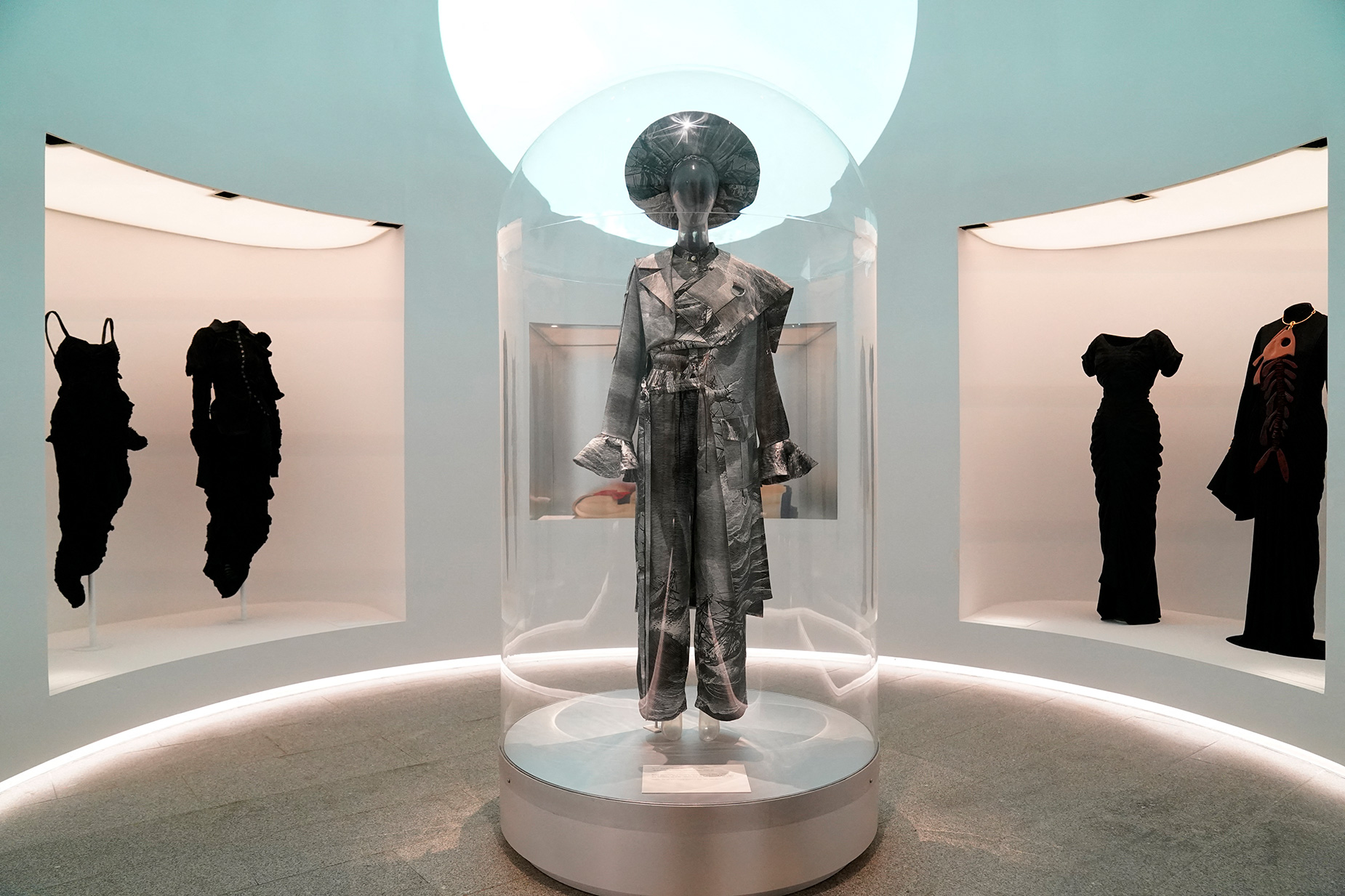 Fashion on display during a press preview of the Met Costume Institute's Spring 2024 exhibition "Sleeping beauties: reawakening fashion," on May 6. 