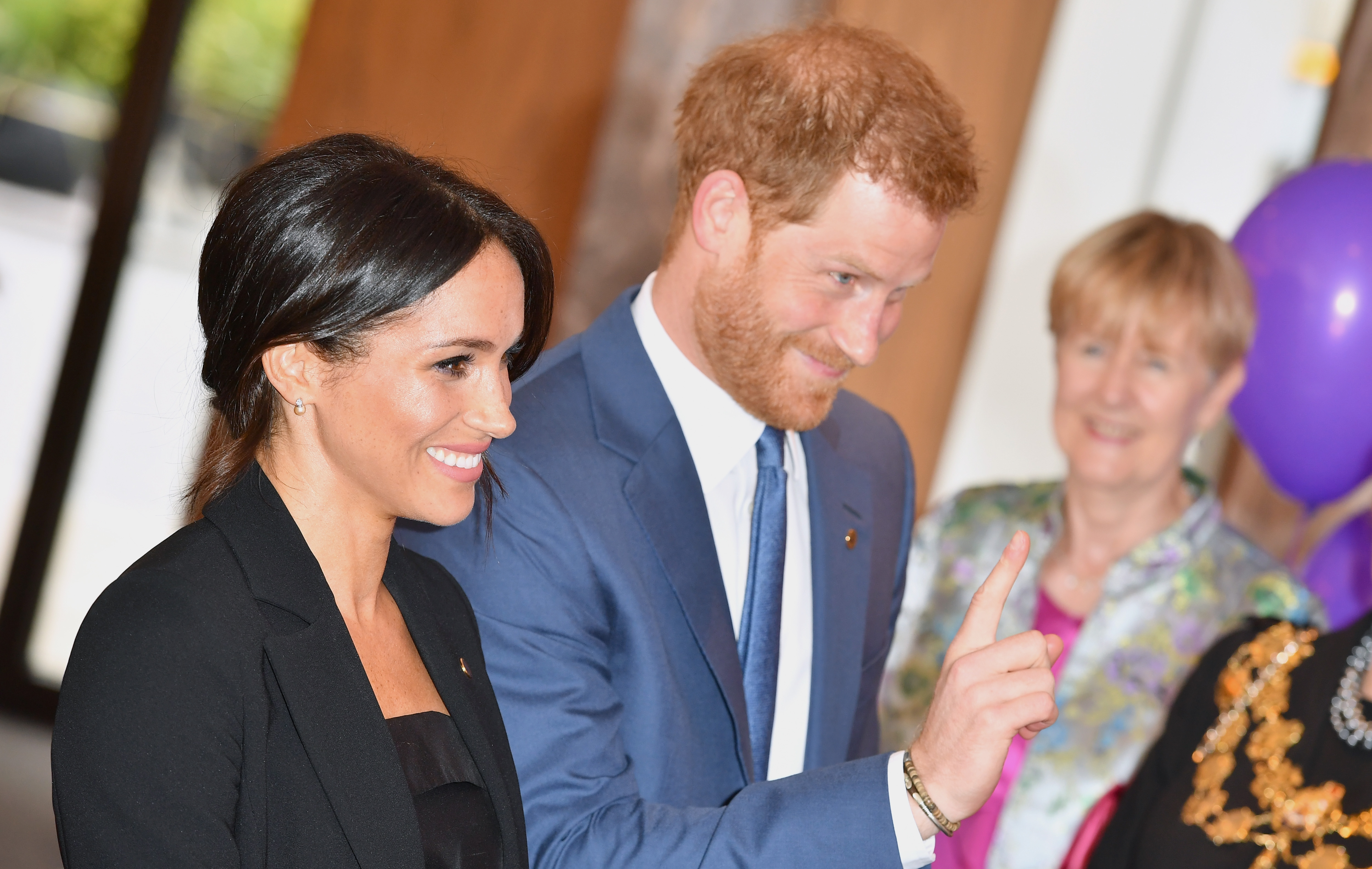 Harry and Meghan attend the WellChild Awards in London in 2018.