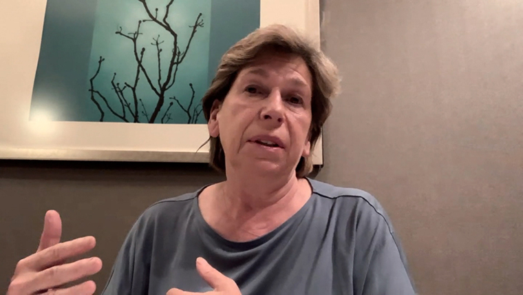 Randi Weingarten during her interview with John Berman.
