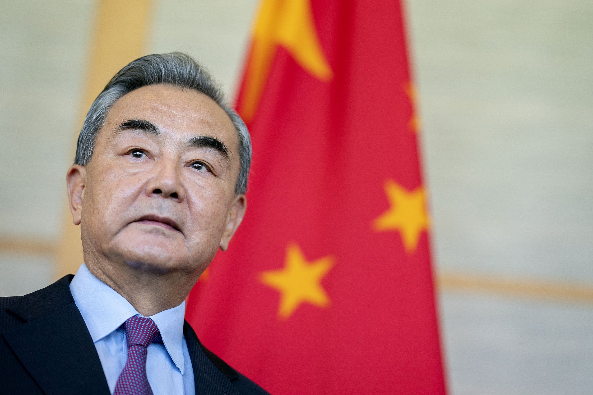 China's Foreign Minister Wang Yi attends a meeting in Bali, Indonesia on July 9.