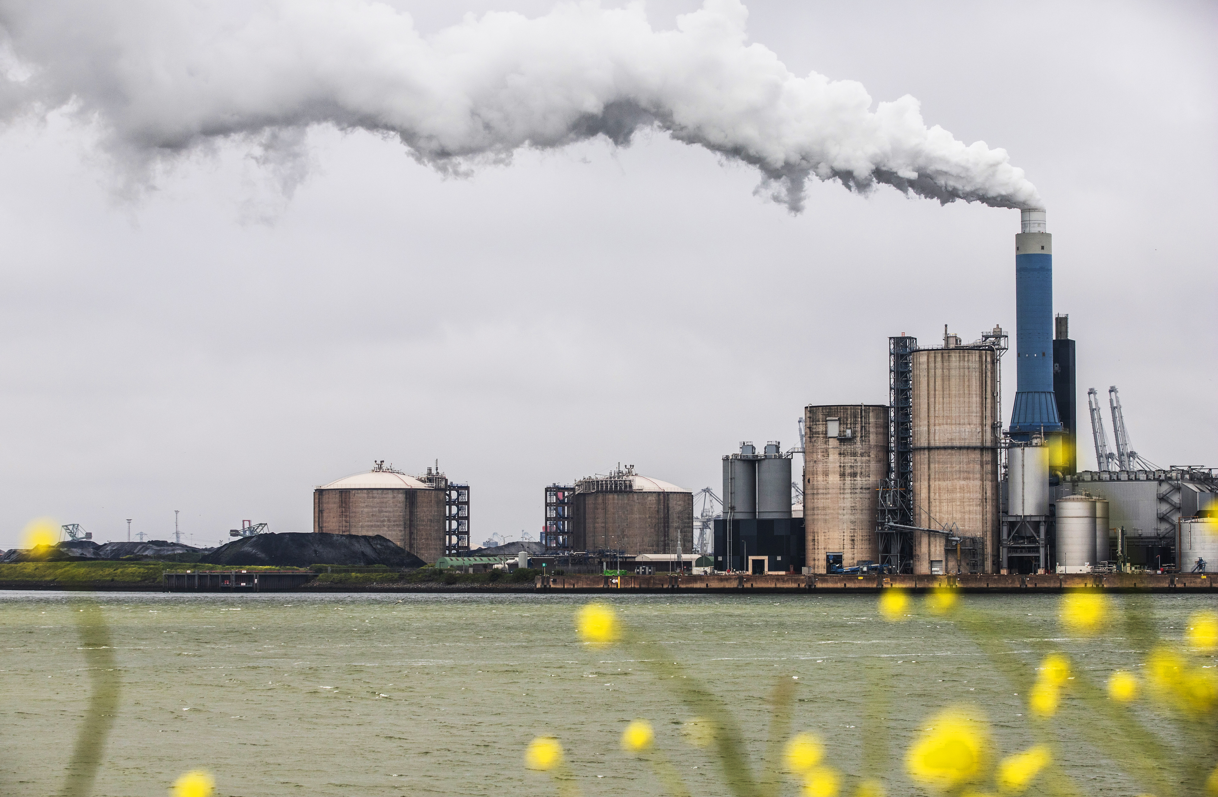 The Peakshaver liquid natural gas (LNG) installation and storage site, operated by NV Nederlandse Gasunie, at the Port of Rotterdam in Rotterdam, Netherlands, on July 13.