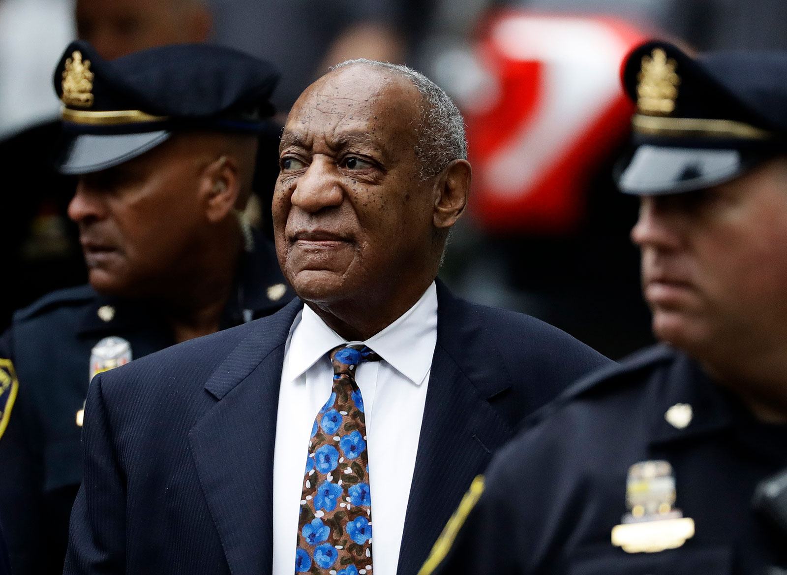 Bill Cosby arrives at the Montgomery County courthouse for his sentencing hearing in 2018.