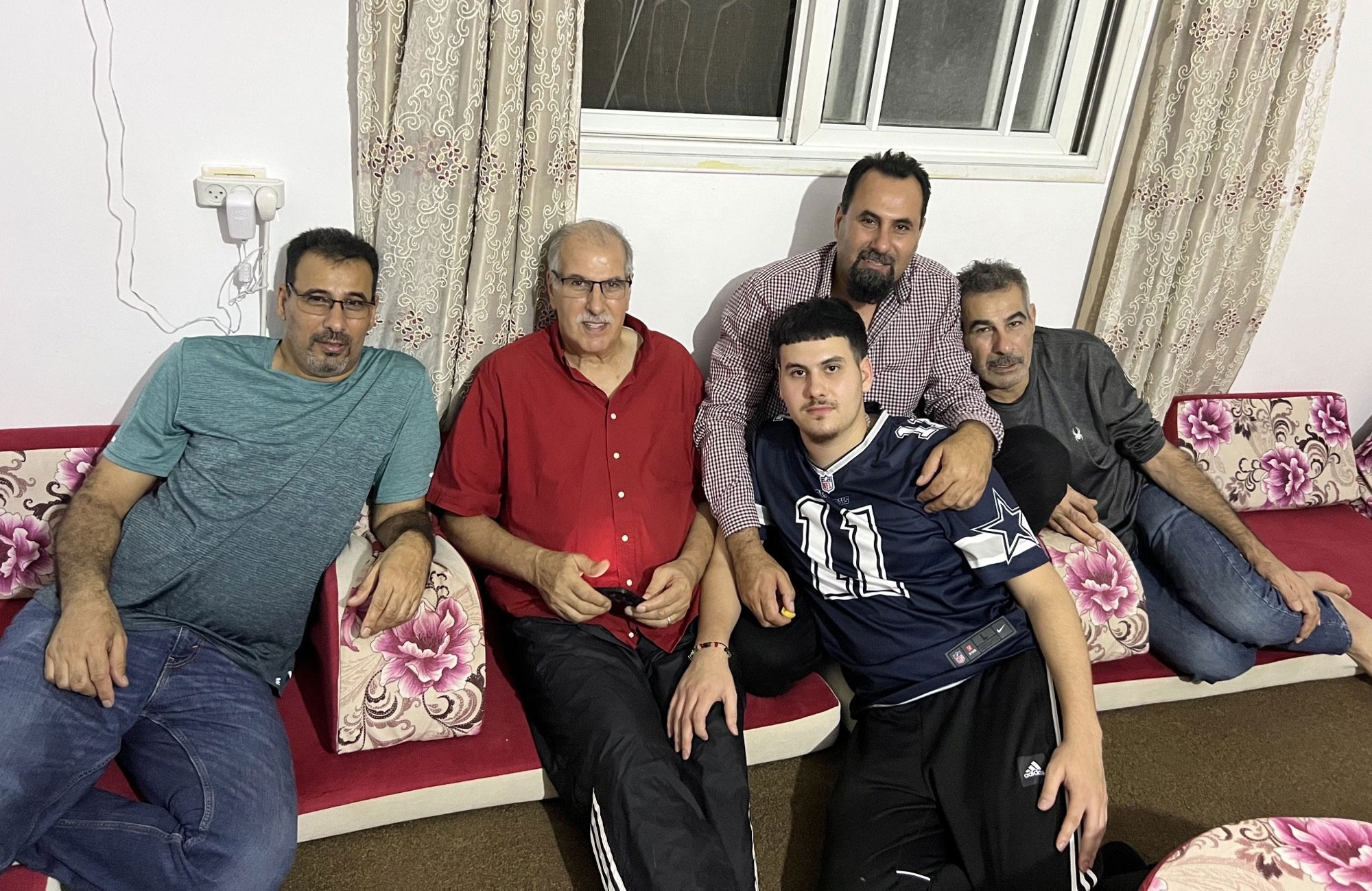 From left: Hesham Kaoud with his brothers, Jamal, Esam and Nezam, and his nephew, Ameer Kaoud. 