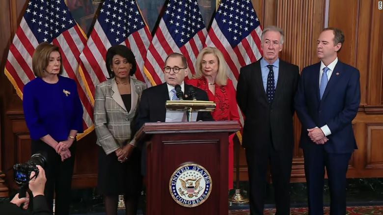 House Democrats Unveil Articles Of Impeachment Against President Trump