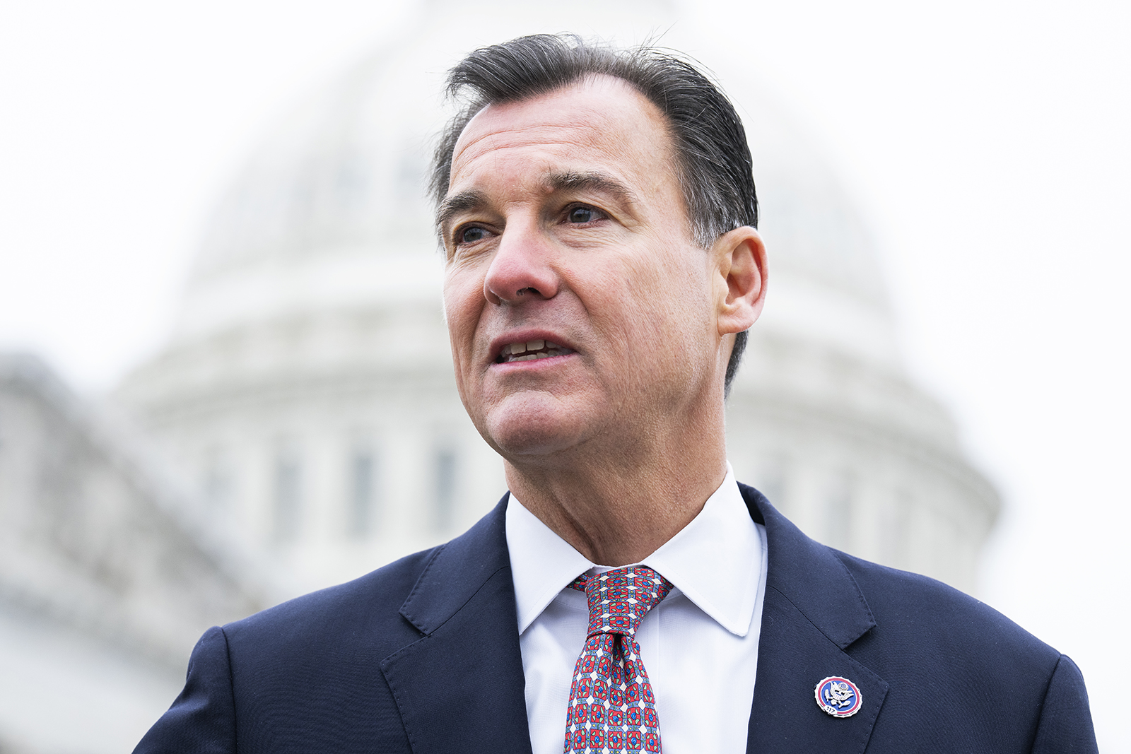 Rep. Tom Suozzi during a news conference outside the U.S. Capitol in December.