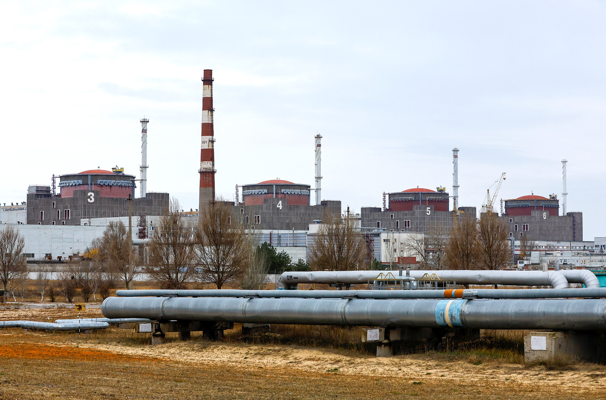 The Zaporizhzhia nuclear power plant outside the city of Enerhodar in the Zaporizhzhia region, Ukraine, on November 24.