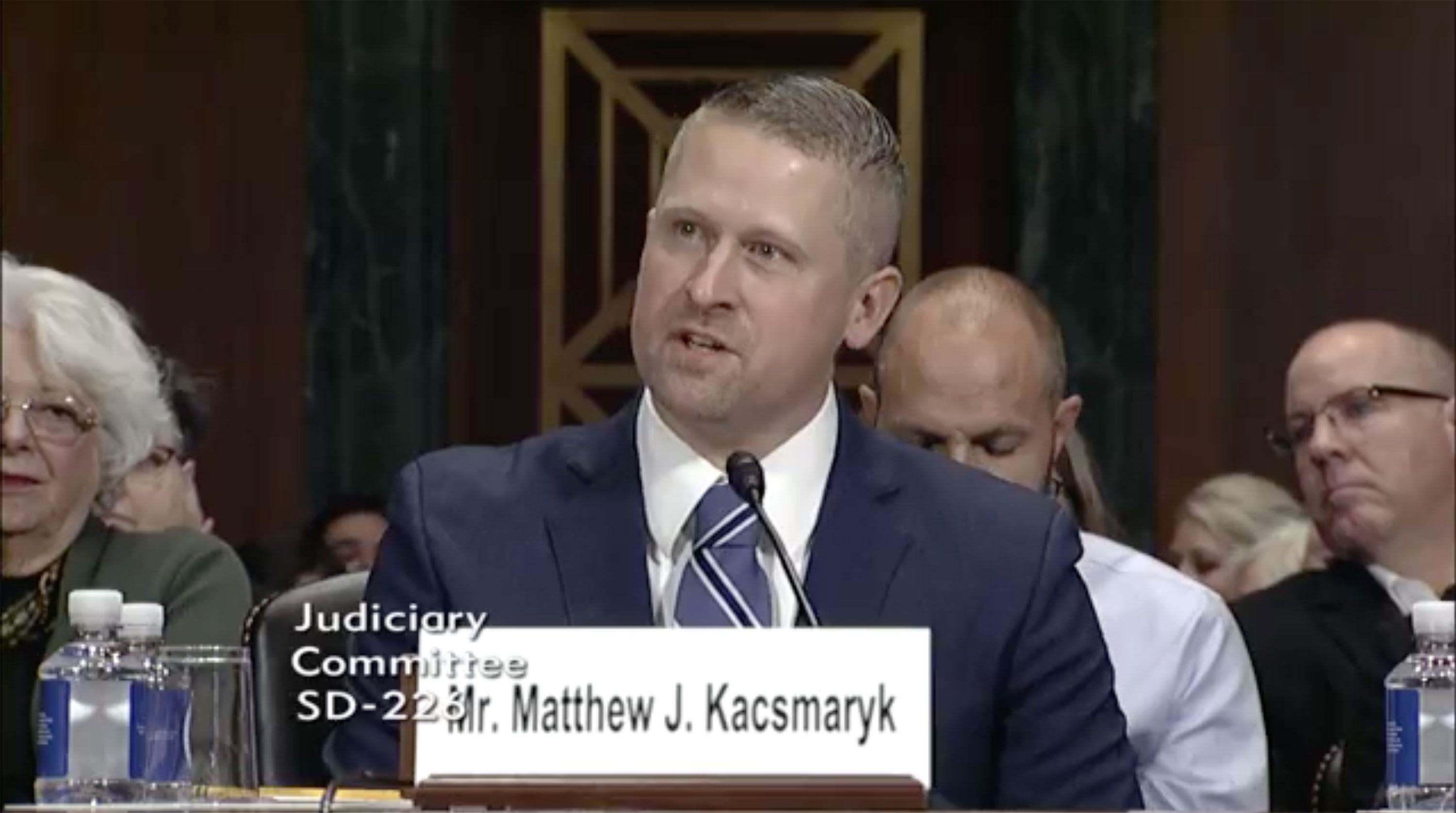 US district judge Matthew Kacsmaryk speaks at his nomination hearing on Wednesday, December 13th, 2017, in Washington, DC.