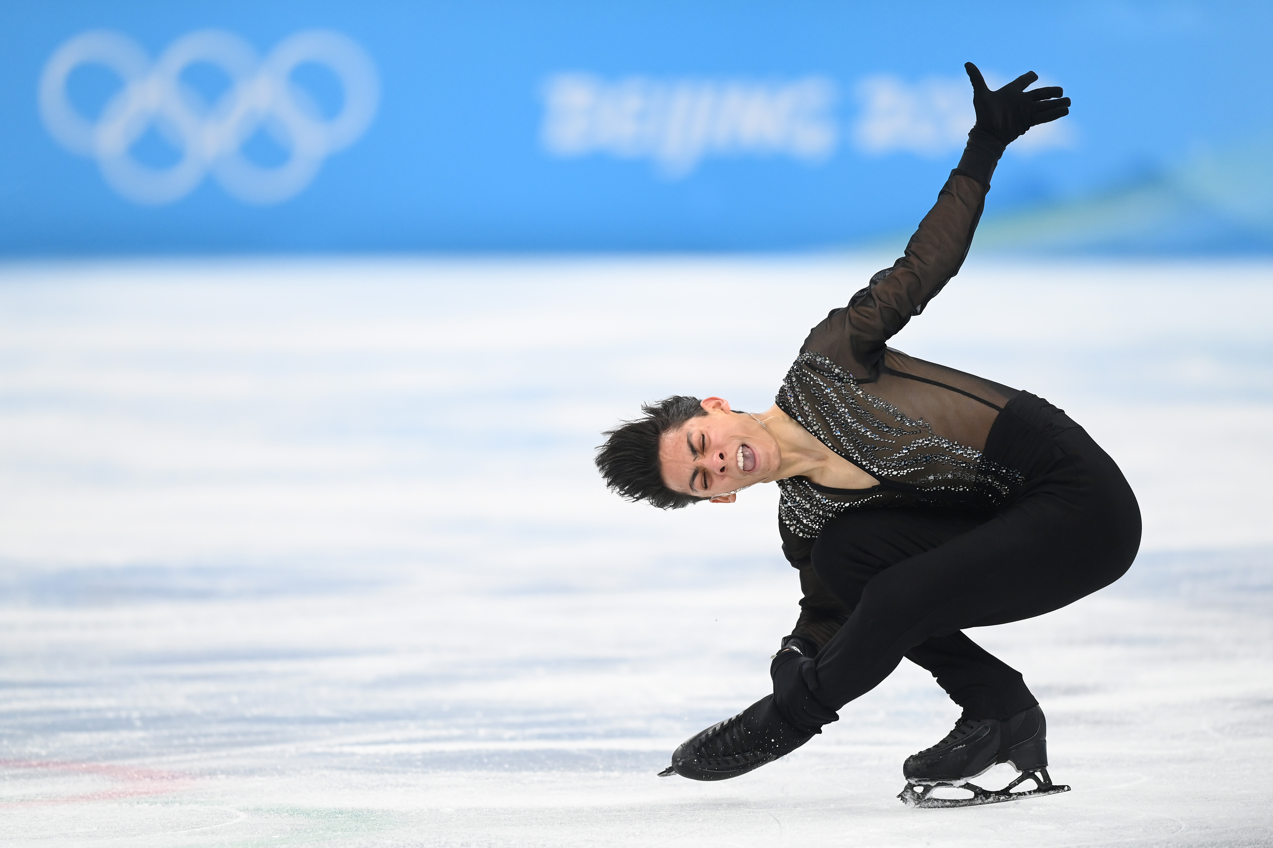 Mexico's Donovan Carrillo during the men's singles free skating event on Thursday.