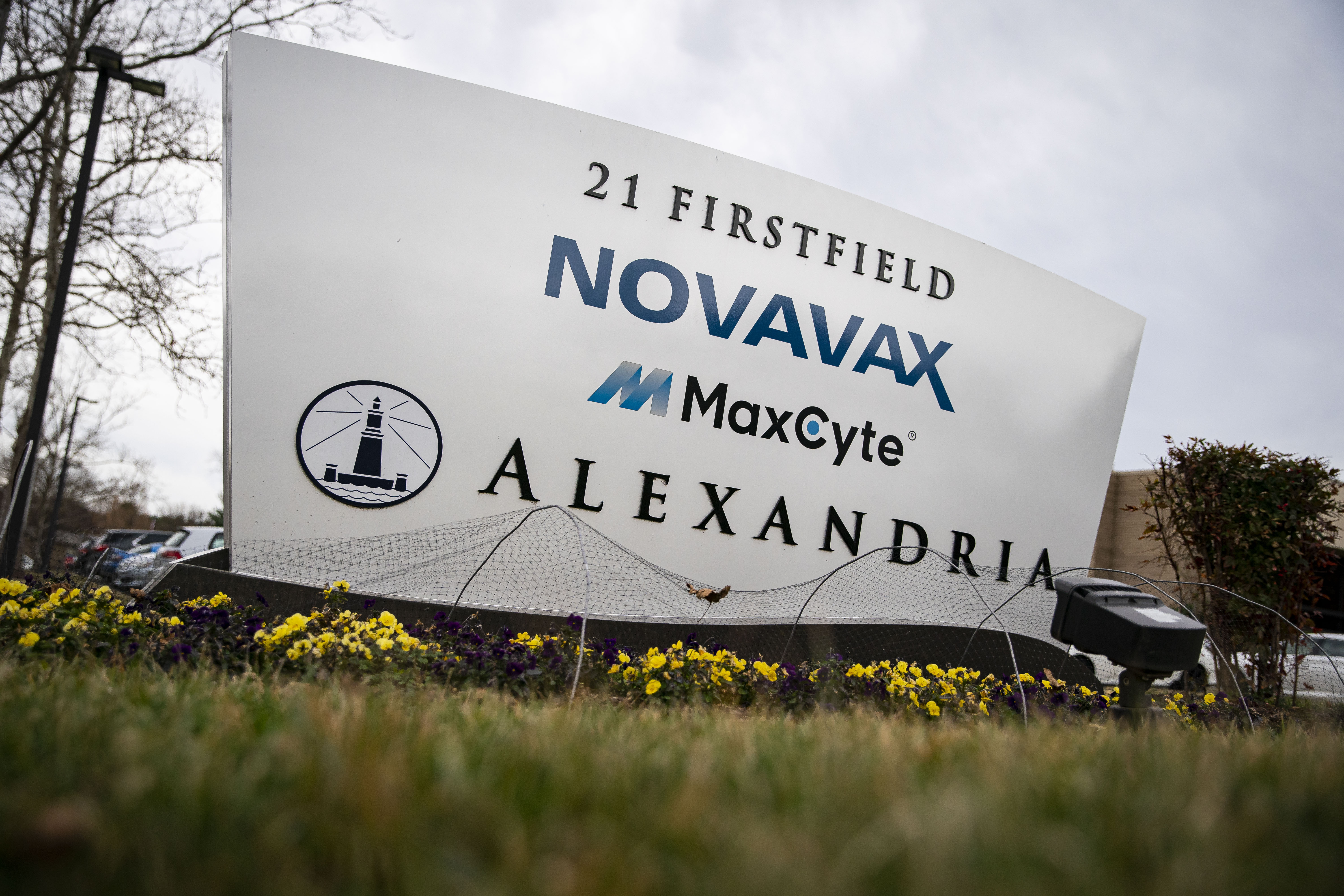Novavax Inc. headquarters in Gaithersburg, Maryland.