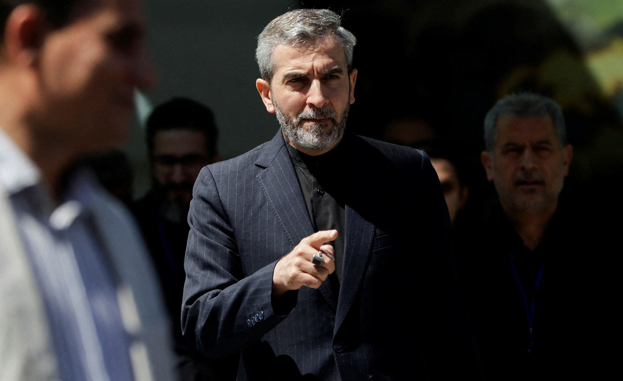 Iran's Chief Nuclear Negotiator Ali Bagheri Kani leaves the Palais Coburg in Vienna, Austria, on August 4, 2022. 