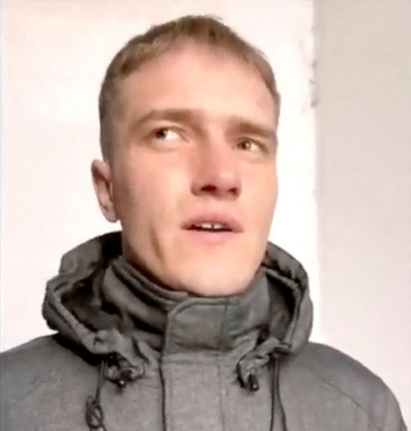 Andrei Medvedev, a former commander of Russia's Wagner mercenary group, is seen in Oslo, Norway, in an image taken from video released January 15.