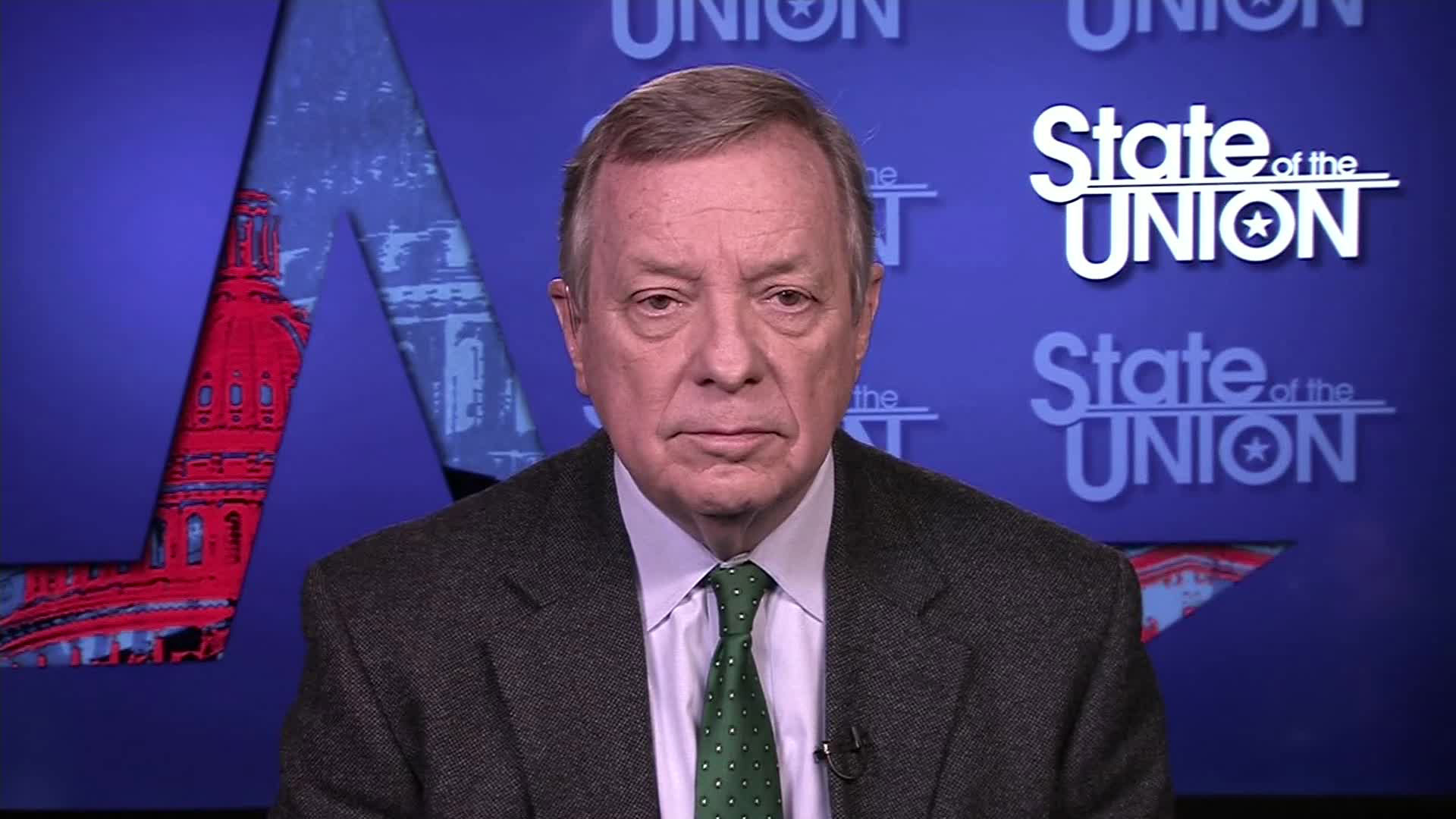 Senate Democratic Whip Dick Durbin on January 17.