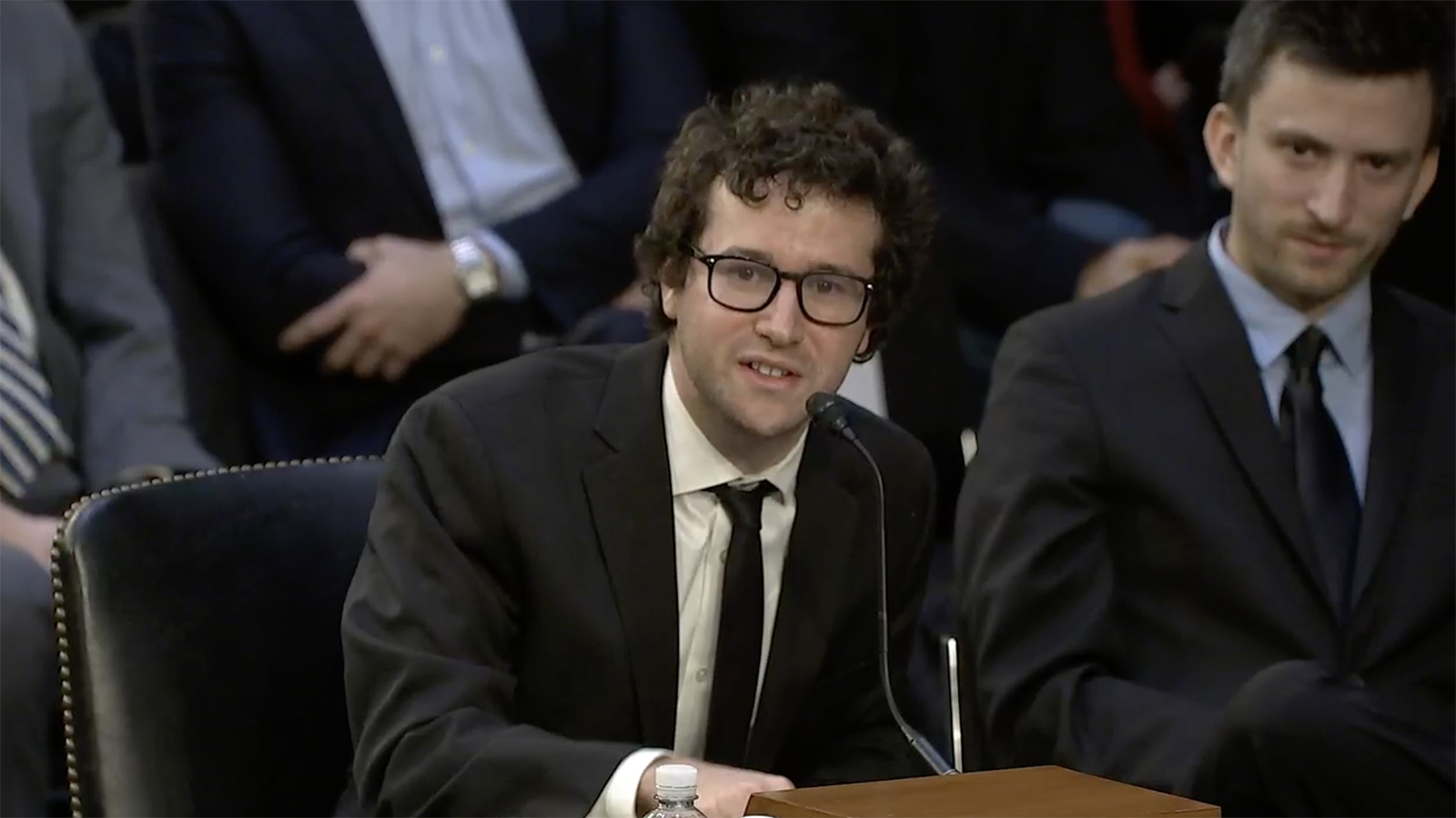 Clyde Lawrence, singer-songwriter and member of the band "Lawrence", testifying during the Senate Judiciary Committee hearing on the event ticketing industry's market practices today.