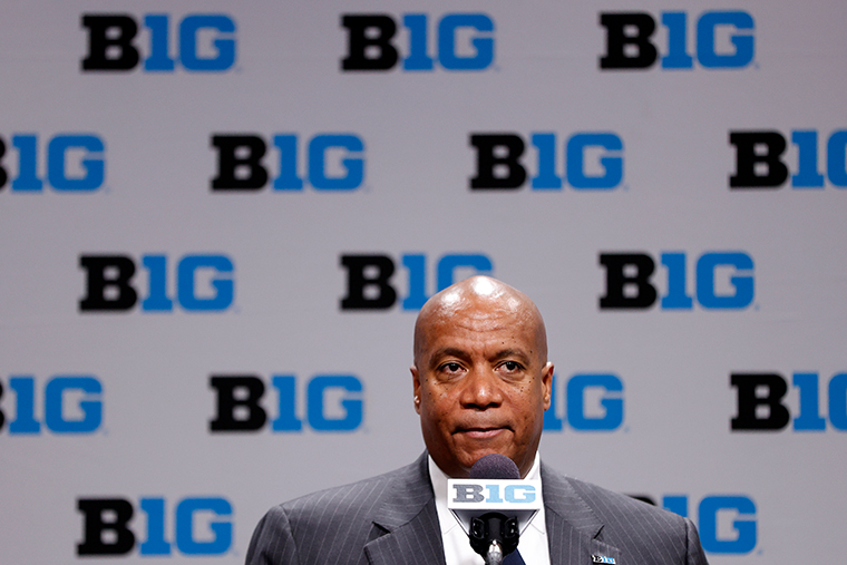 Big Ten Commissioner Kevin Warren in March 2020 in Indianapolis, Indiana. 