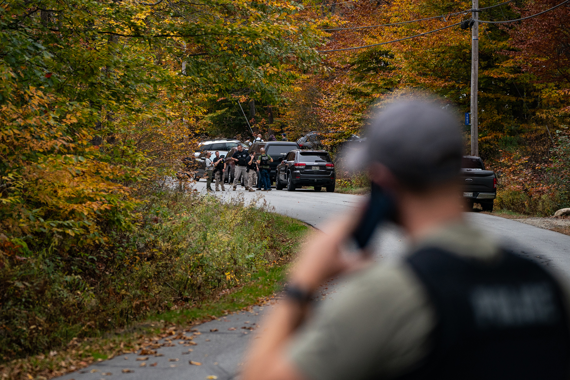 Live Updates, Officers gather at home of suspect's relatives after mass  shooting in Maine, Nation / world