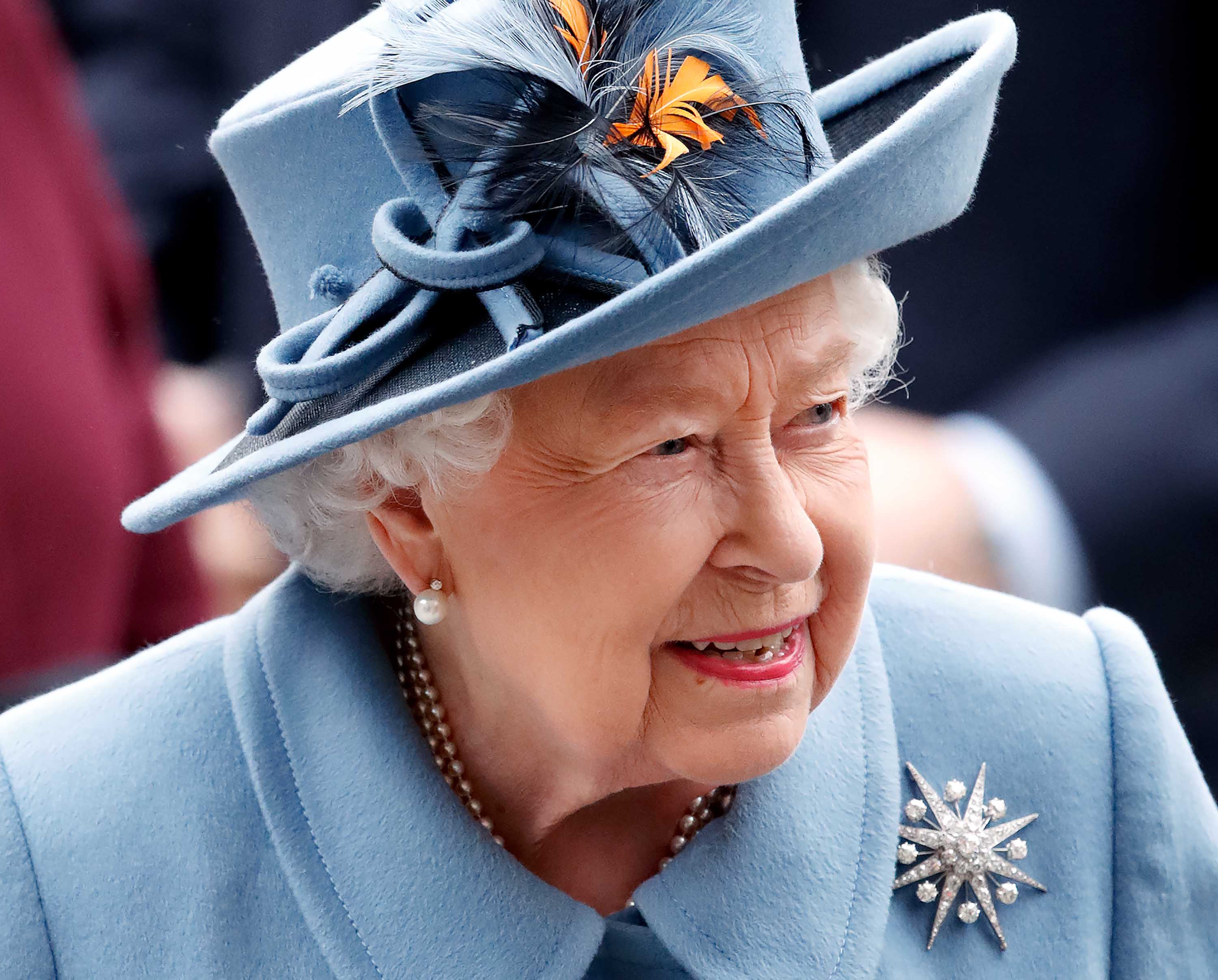 Queen Elizabeth II attends the Commonwealth Day Service at Westminster Abbey in London, England, on March 9.