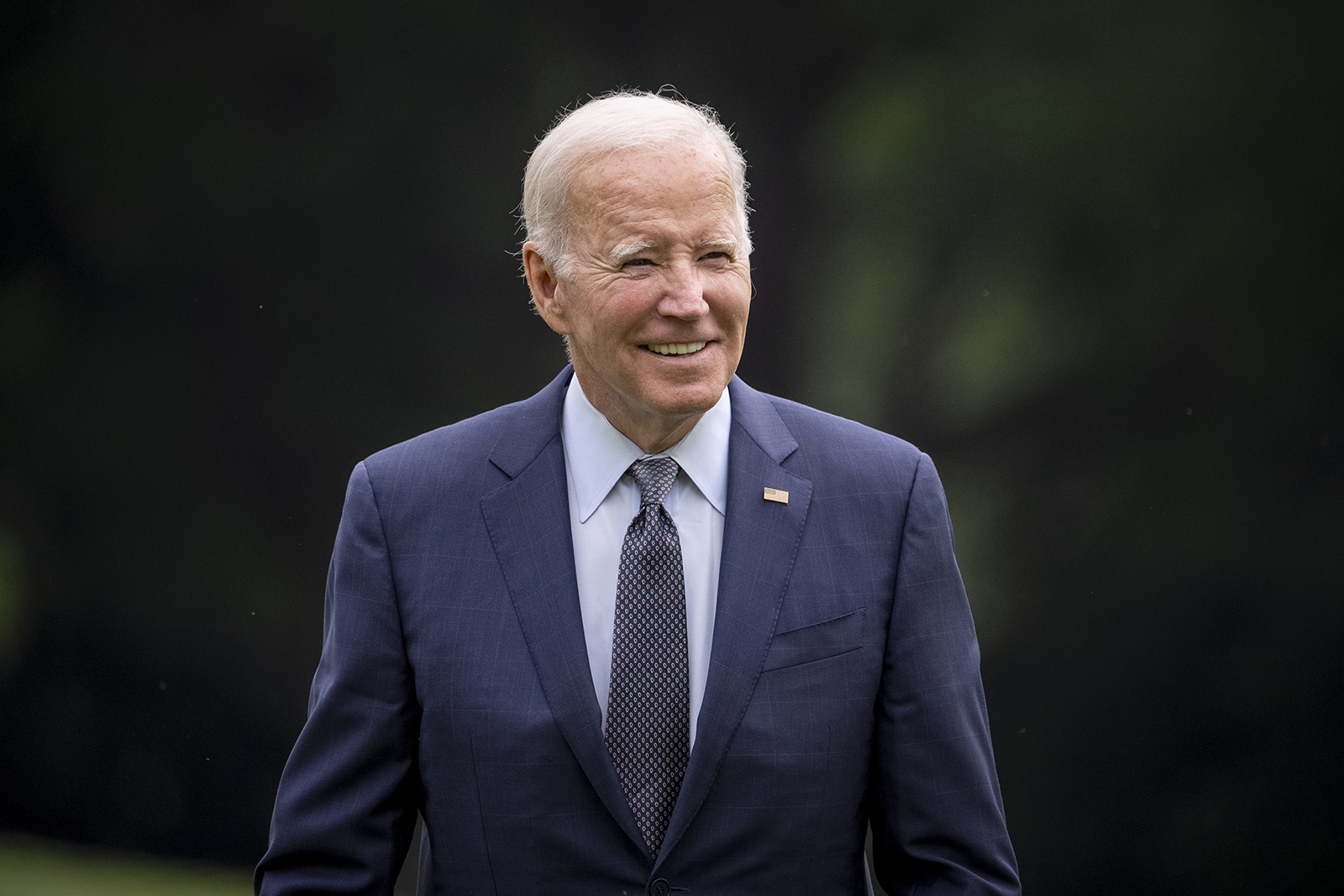 President Joe Biden arrives at the White House, Sunday, Sept. 17 in Washington.