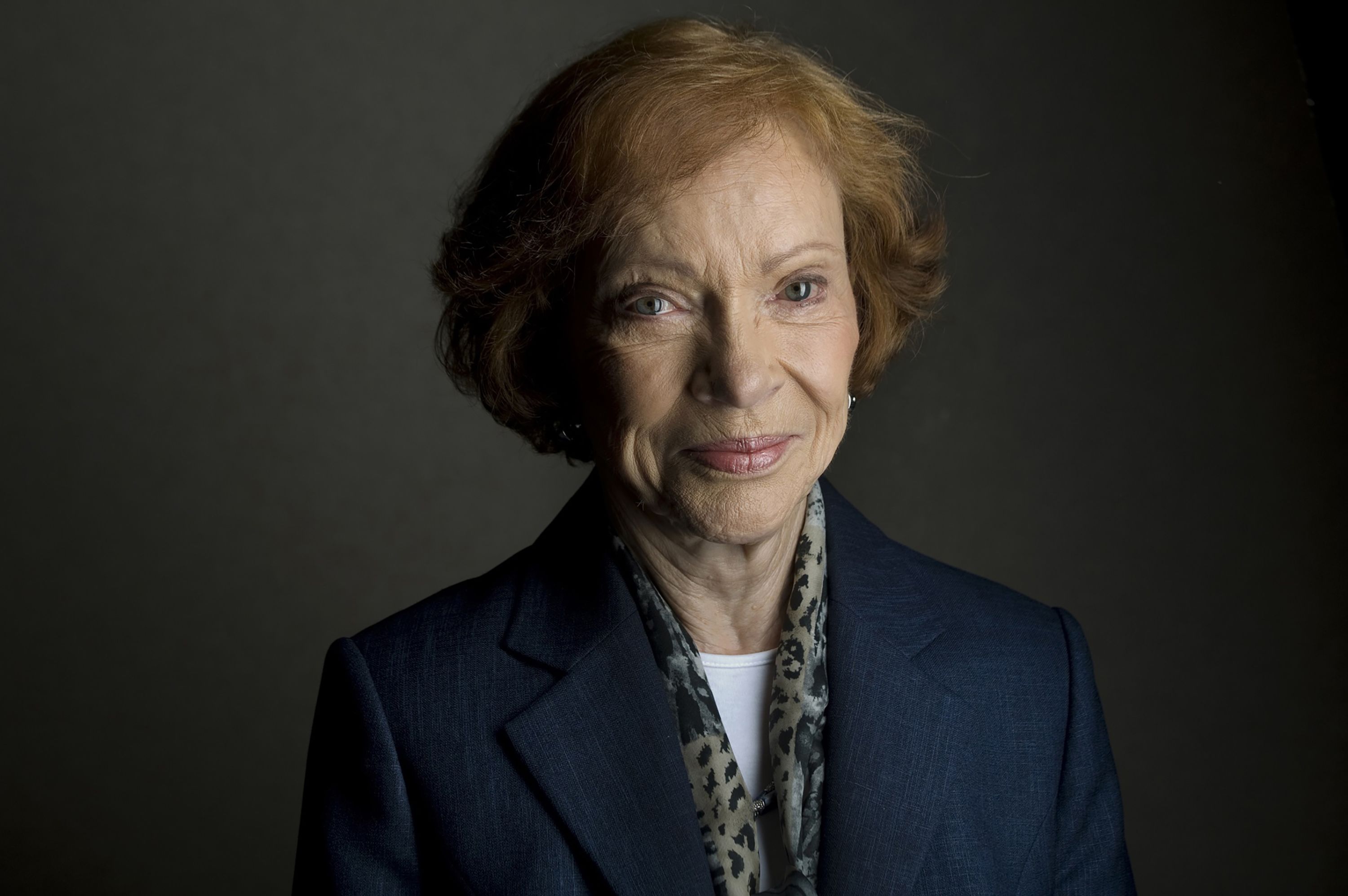 Former first lady Rosalynn Carter poses for a portrait in New York in 2011. 