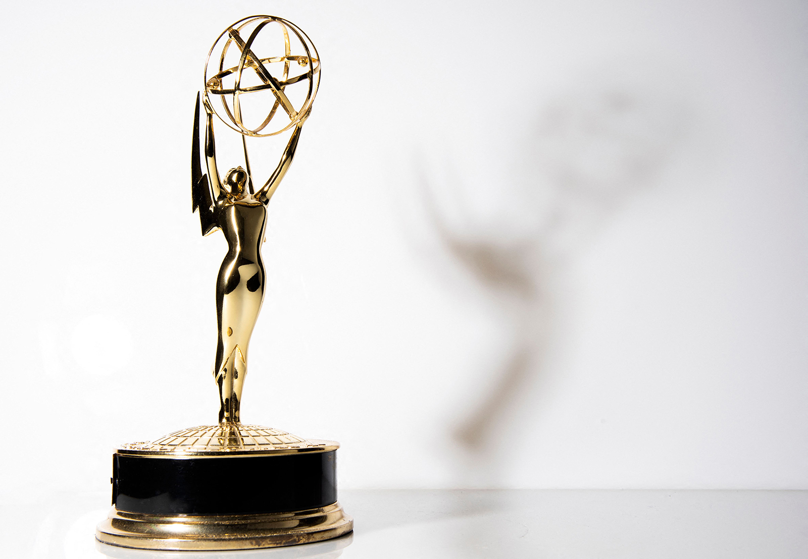 An Emmy Trophy, in Los Angeles, California, in September 2021.