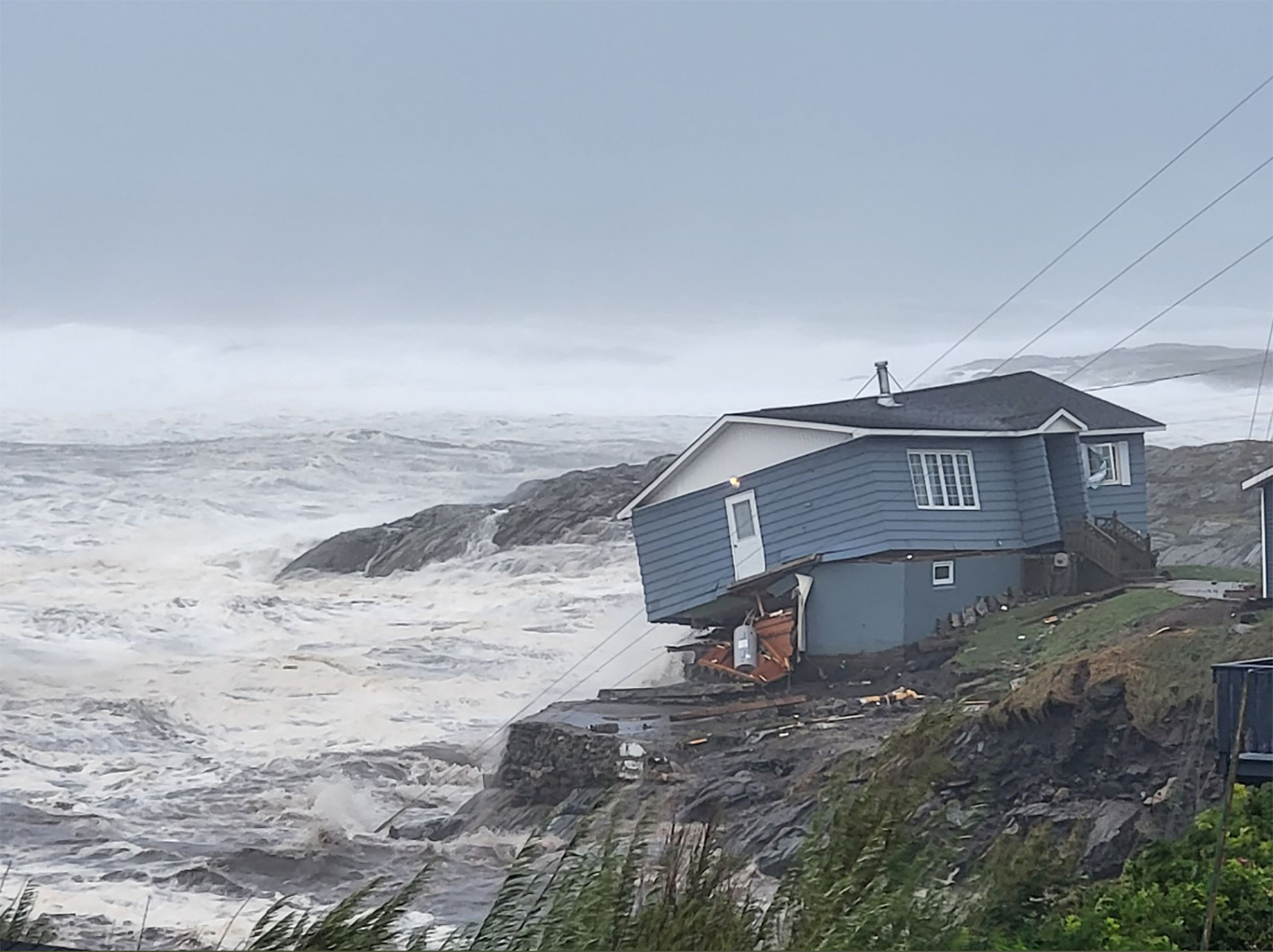 Hurricane Fiona damages homes in Port aux Basques.