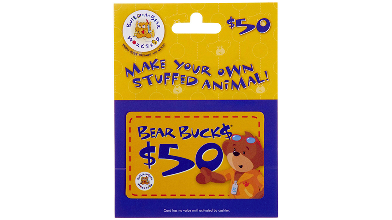 53) Build-A-Bear Gift Card