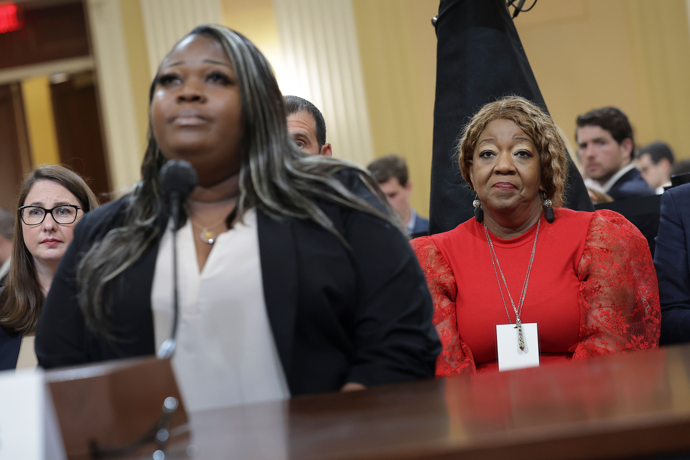 Ruby Freeman listens on June 21, 2022 in Washington, DC. 