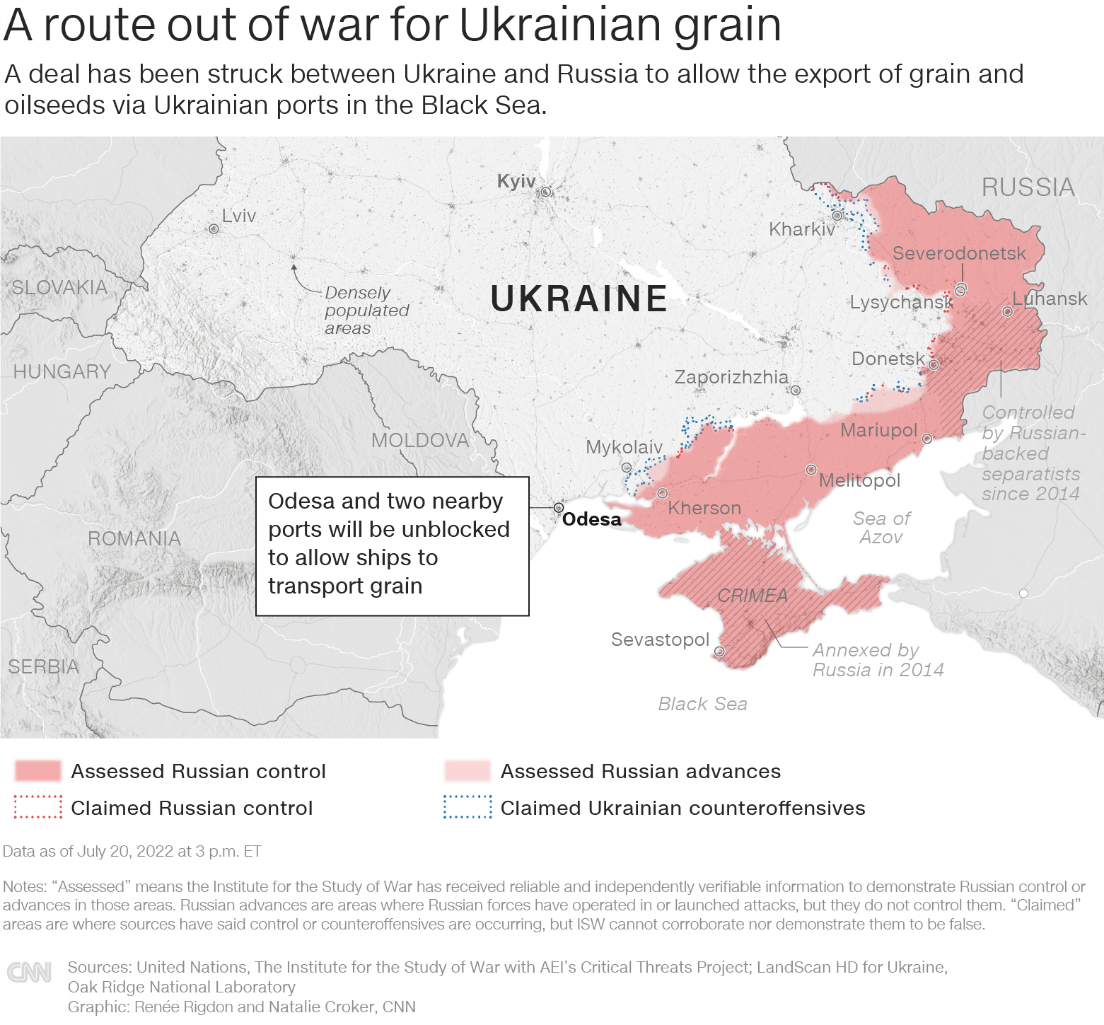 22 luglio 2022 Notizie su Russia e Ucraina