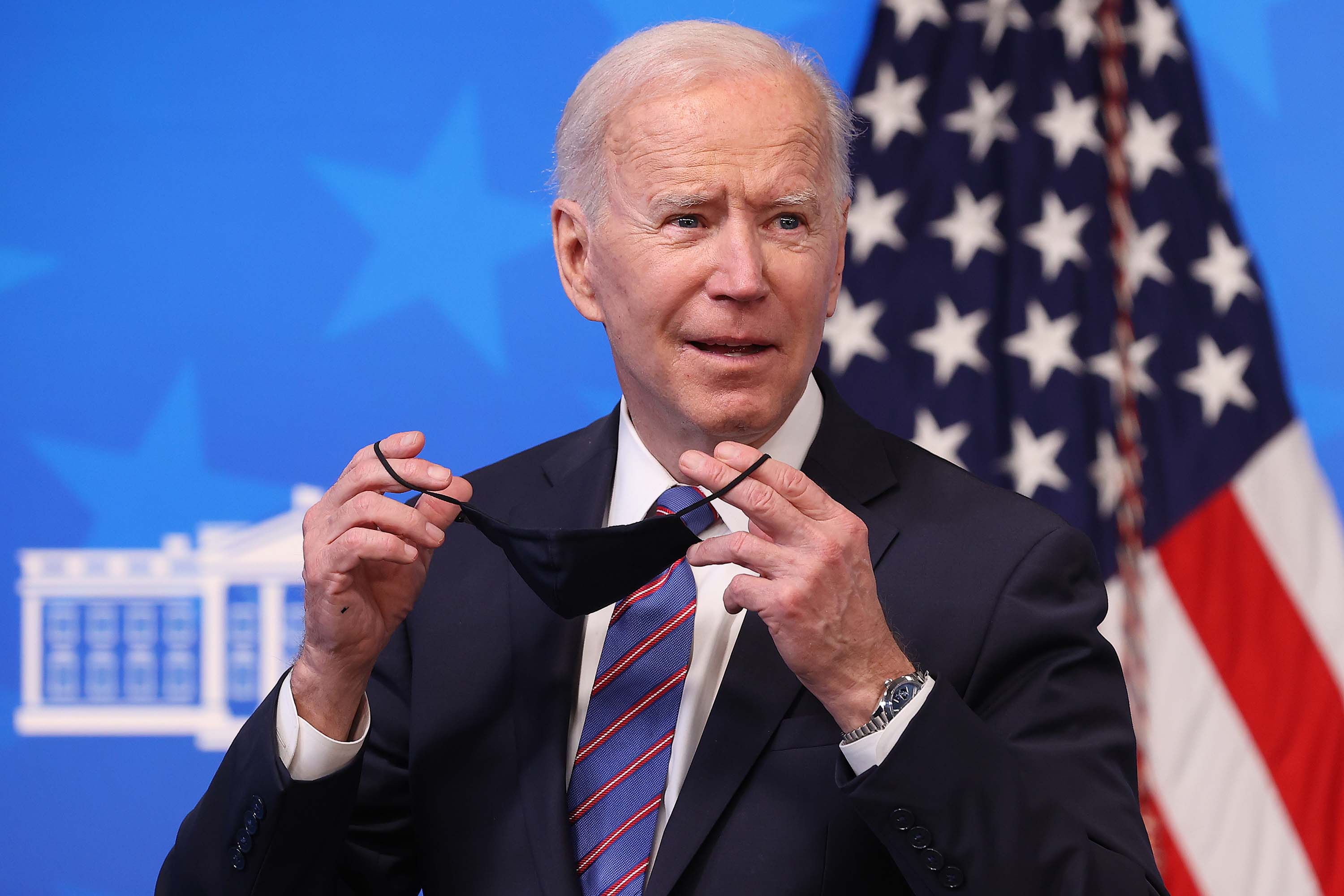 Biden is expected to announce a new US vaccination goal today