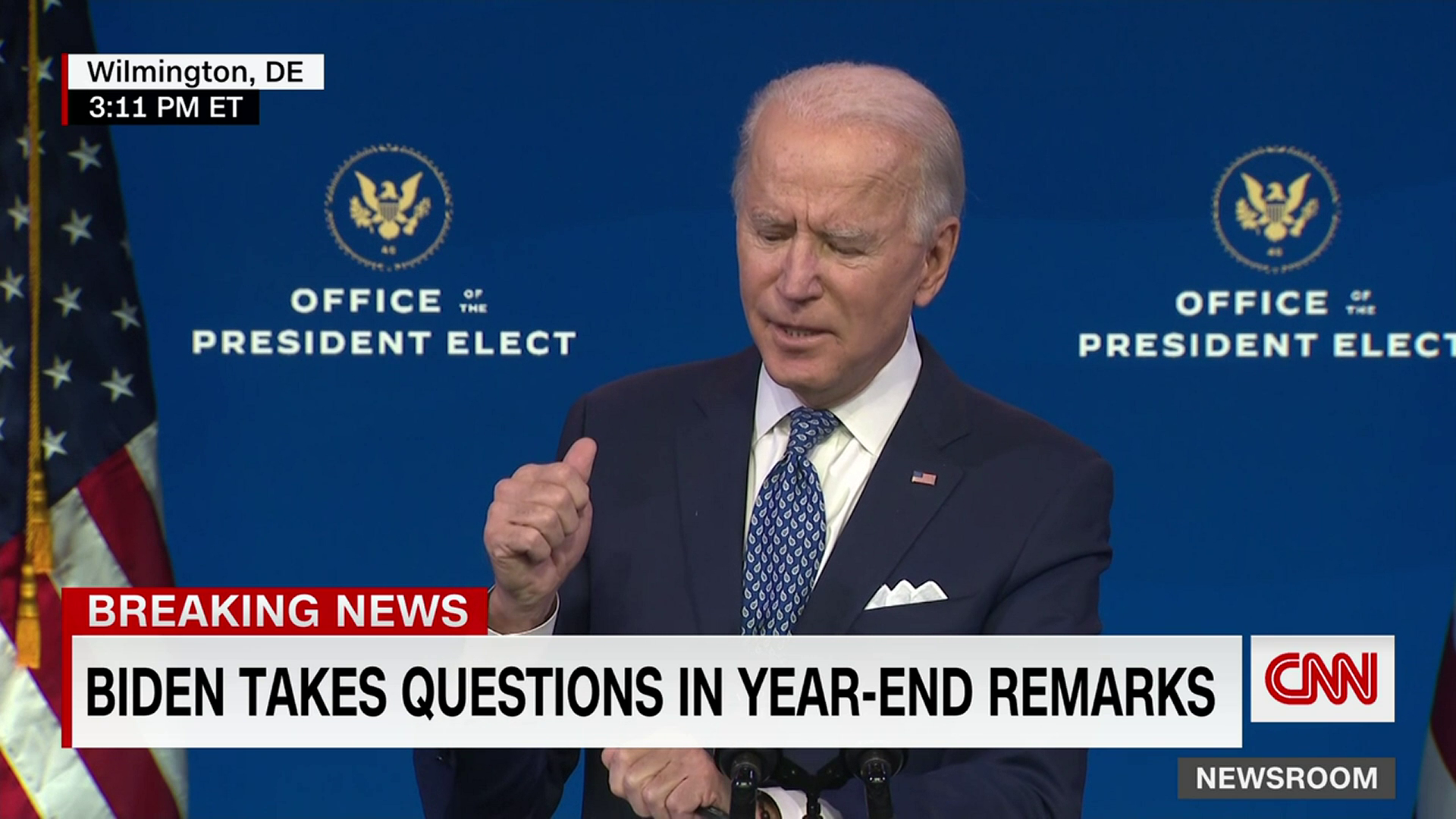 Biden says his pandemic relief plan will include a new round of