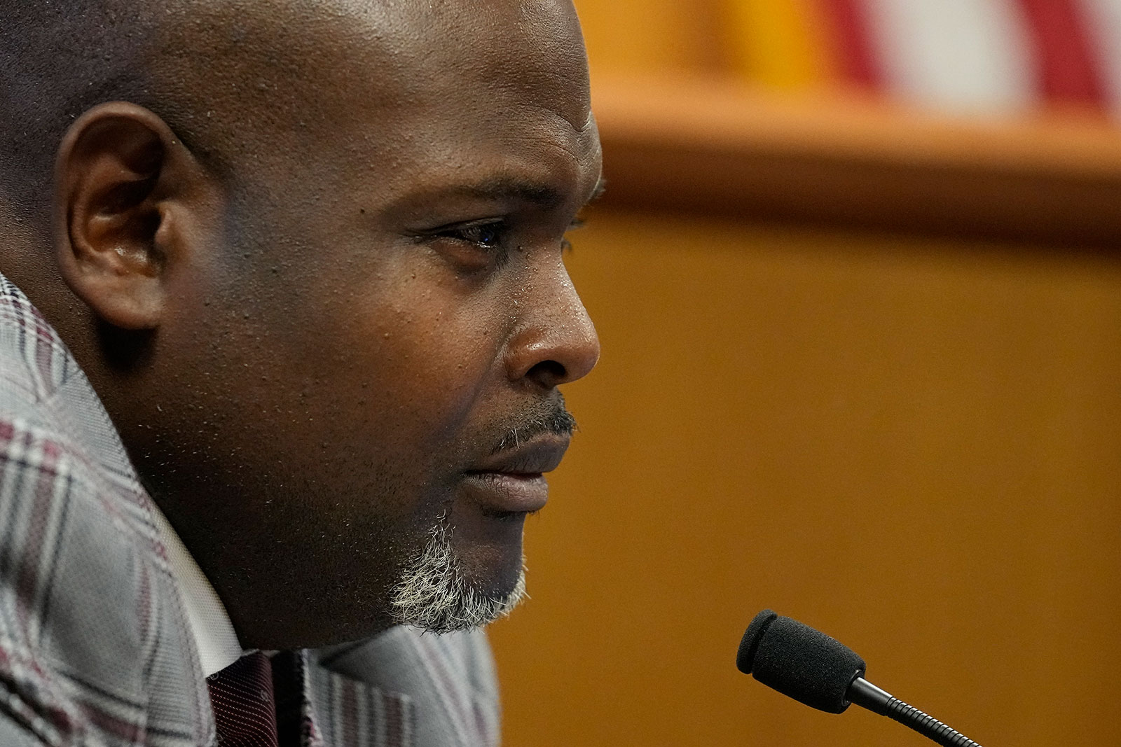 Terrence Bradley, special prosecutor Nathan Wade’s former law partner and onetime divorce attorney, testifies in court Tuesday, February 27.