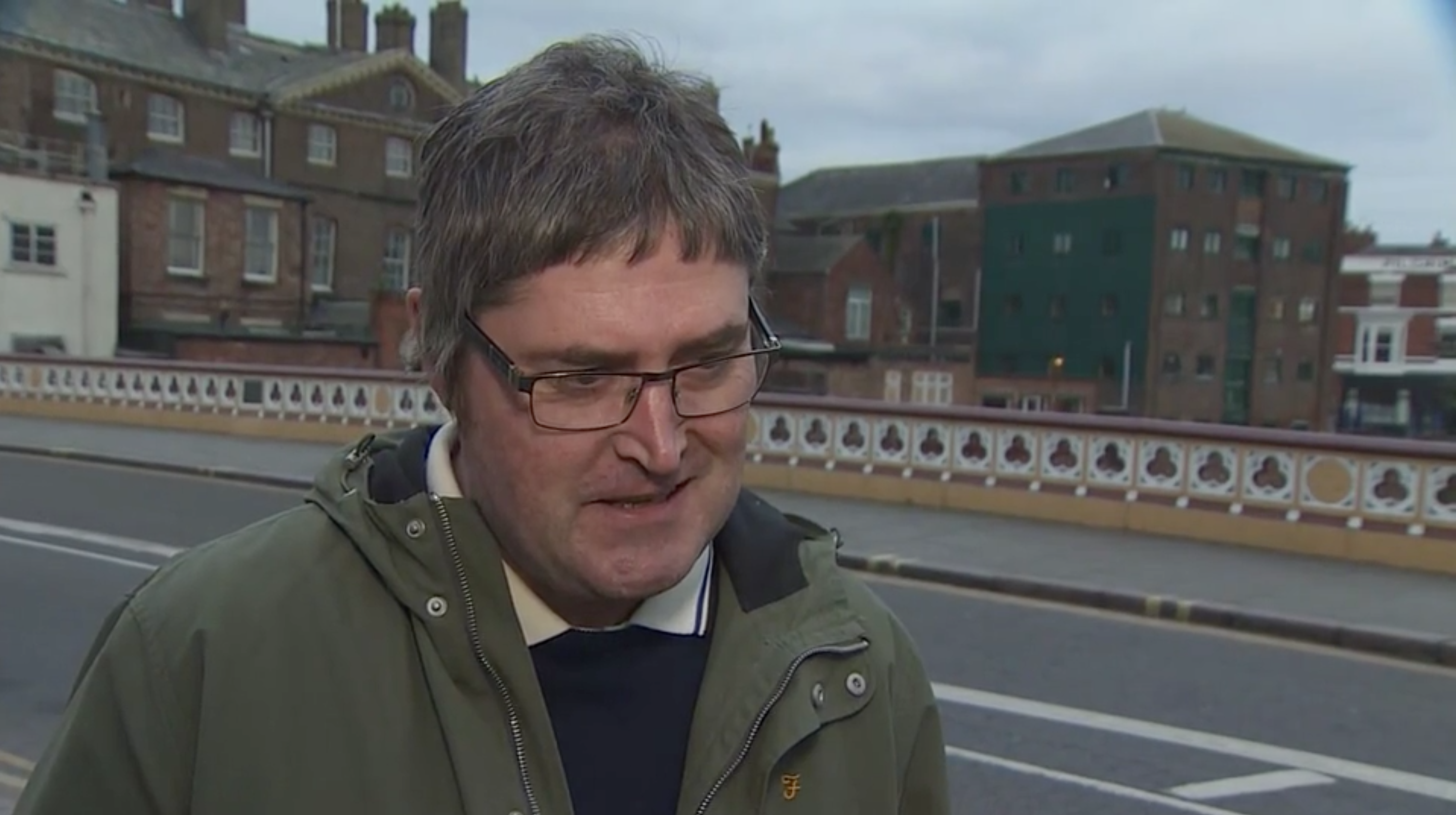 48-year-old Ian Epton says he'd rather Theresa May concentrated on "getting the job done."