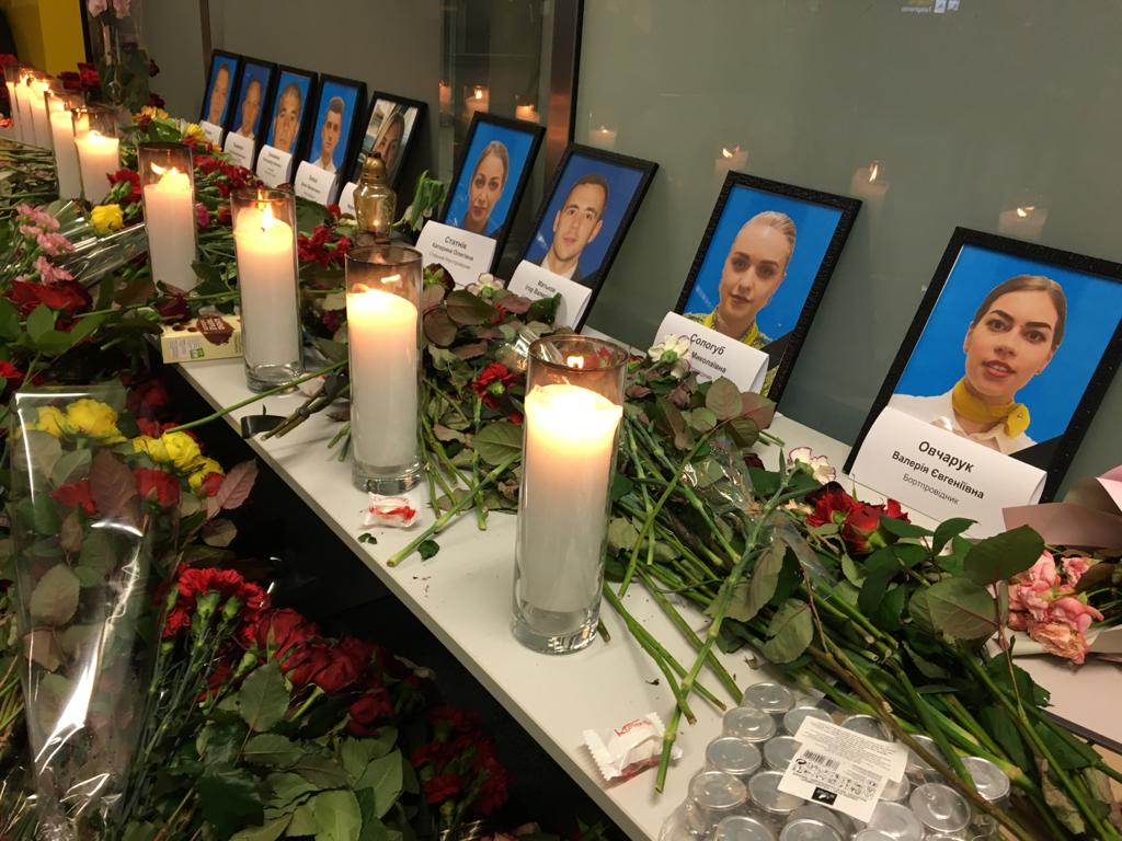 Nearly a dozen Ukrainians died in the crash. 