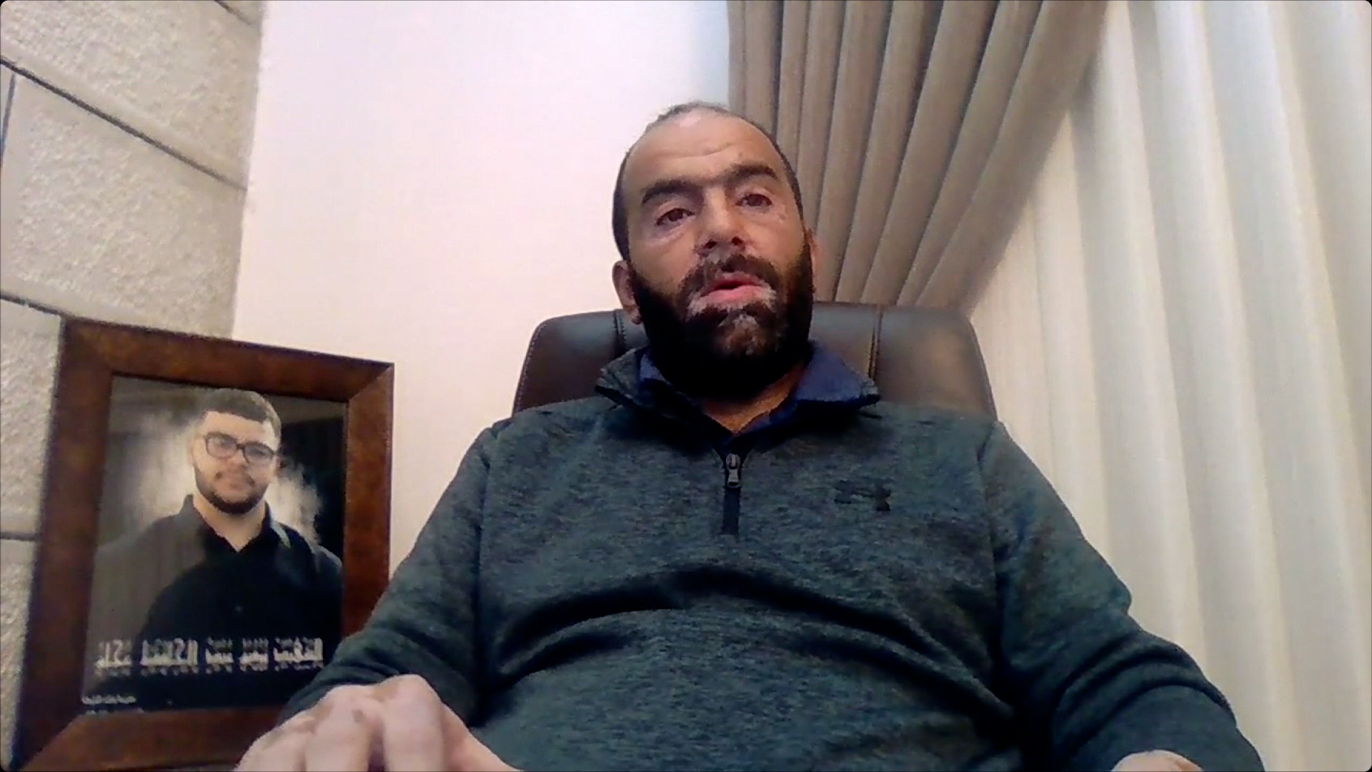Hafiz Abdel Jabbar speaks during an interview with CNN on January 27.